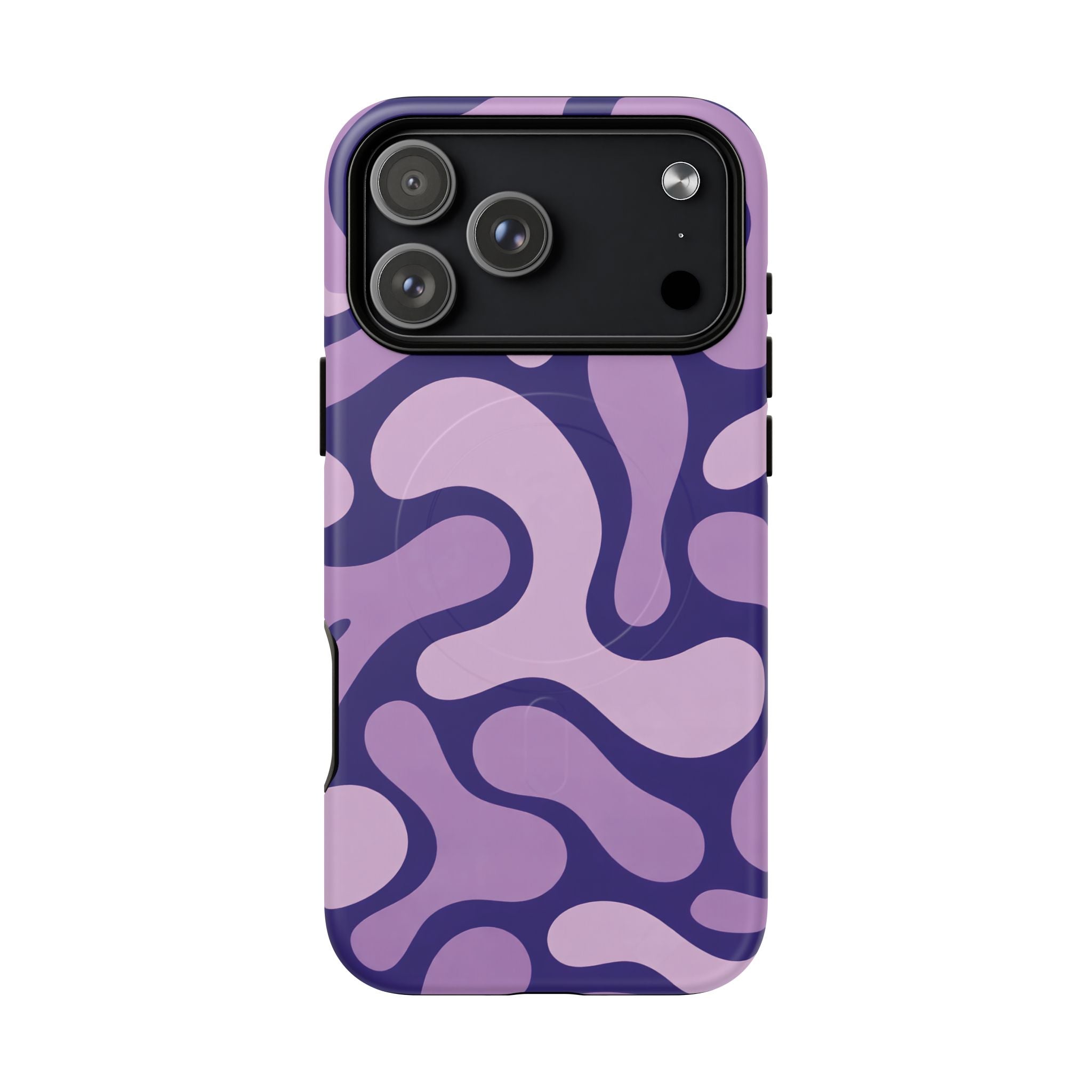 Purple Pattern Magnetic Case