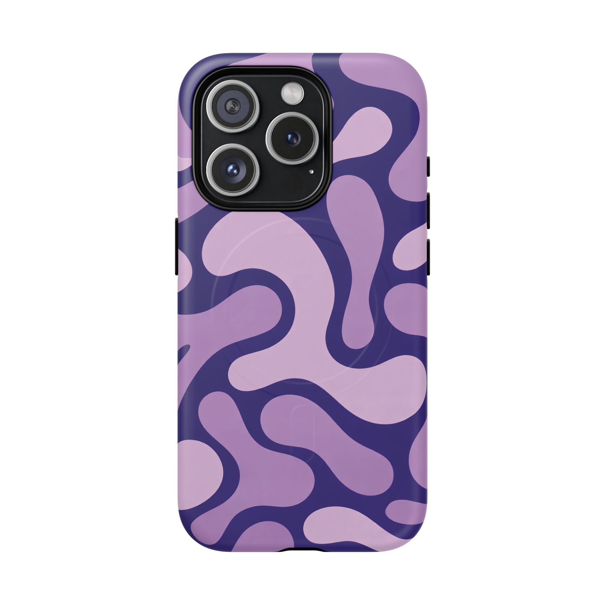 Purple Pattern Magnetic Case