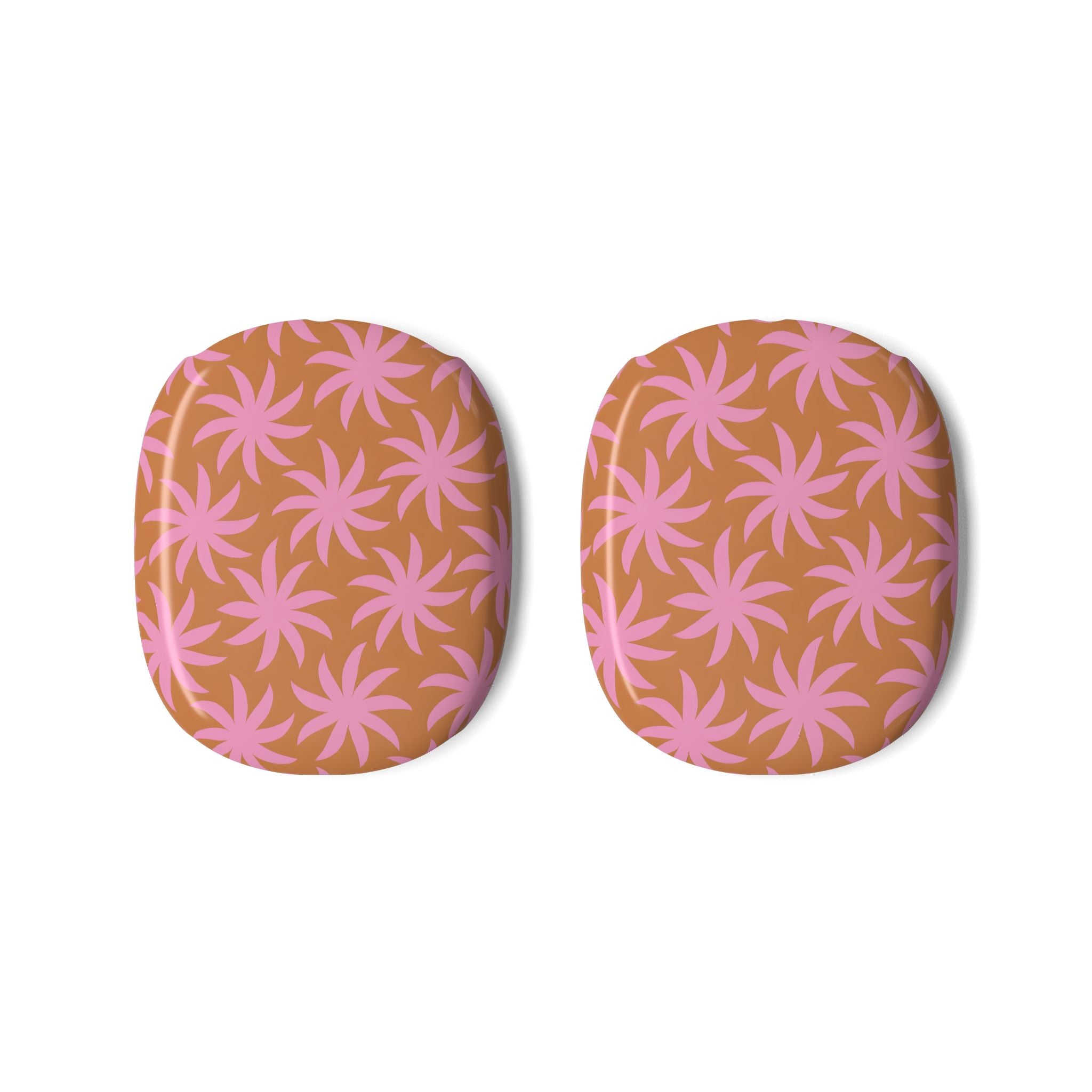 Floral Burst AirPods Max Case – Pink Palm Pattern Protective Covers