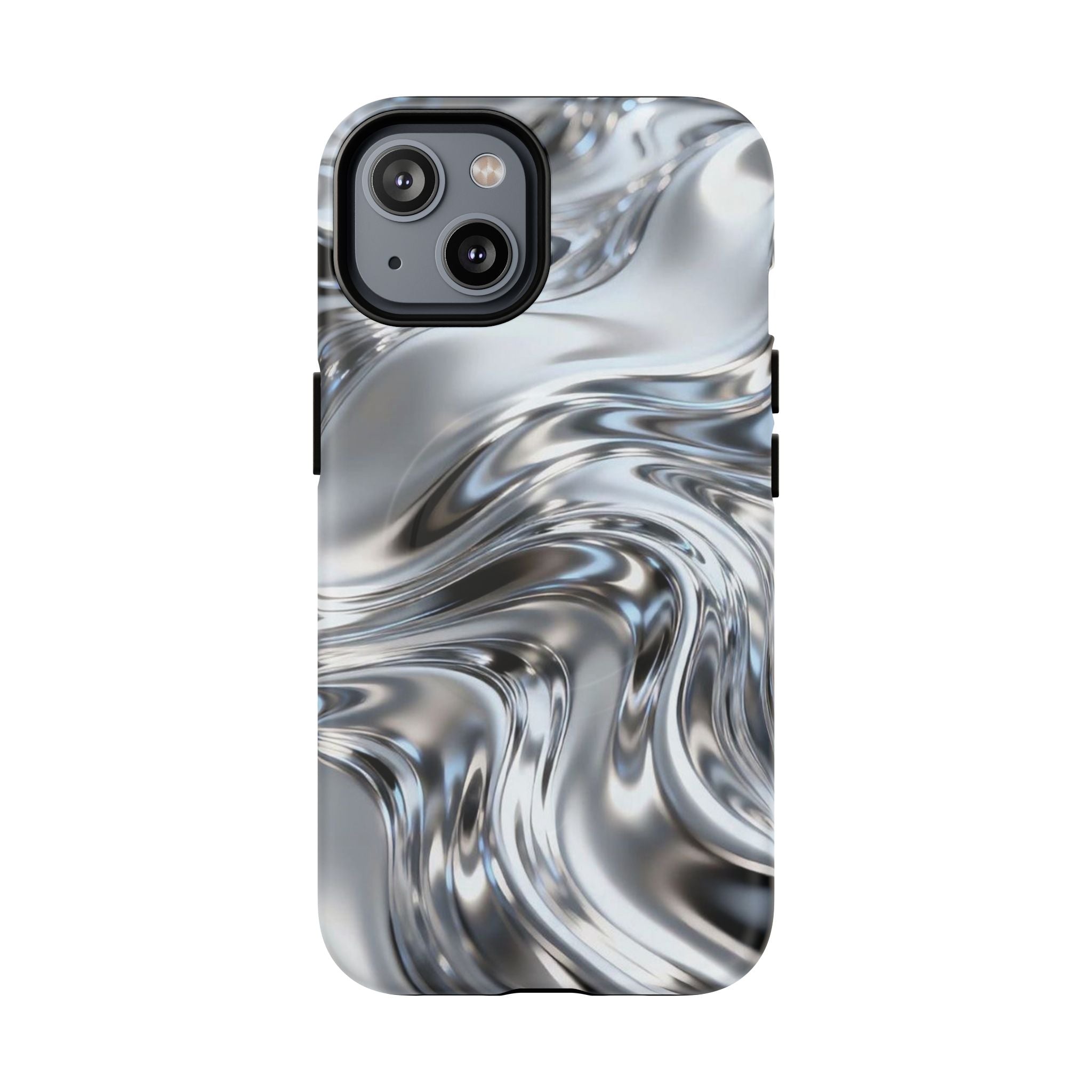 Mirror Gradient Tough Magnetic Case — Reflective Magnetic Phone Cover