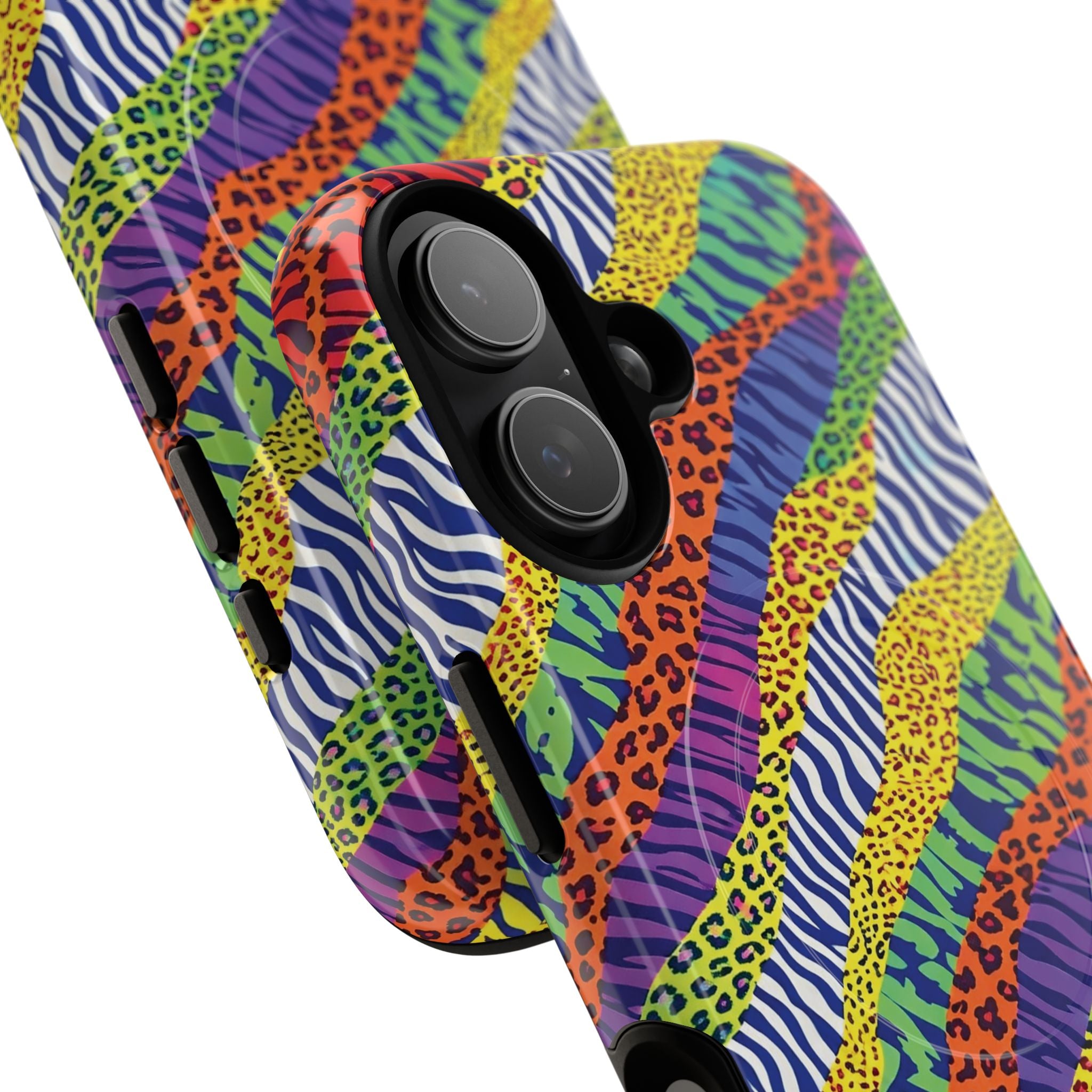 Tough Magnetic Case — Animal Print Arcoíris