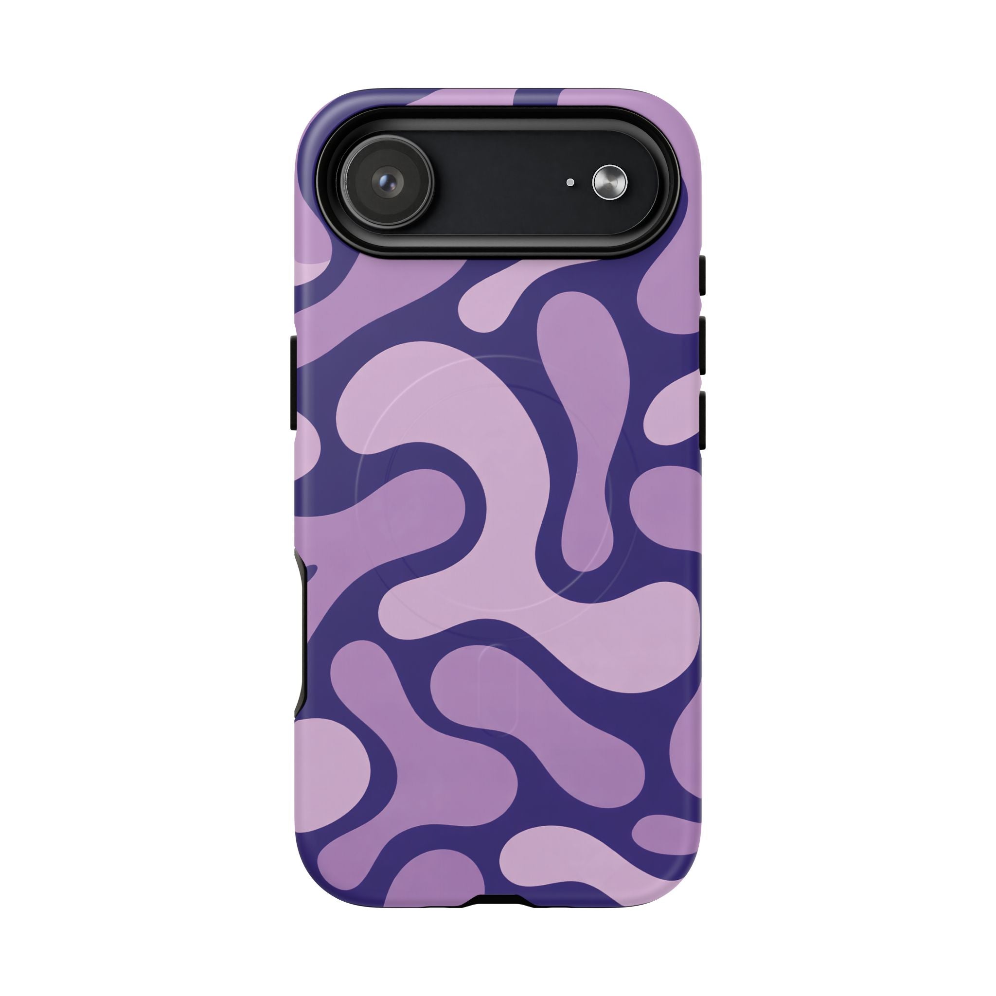 Purple Pattern Magnetic Case