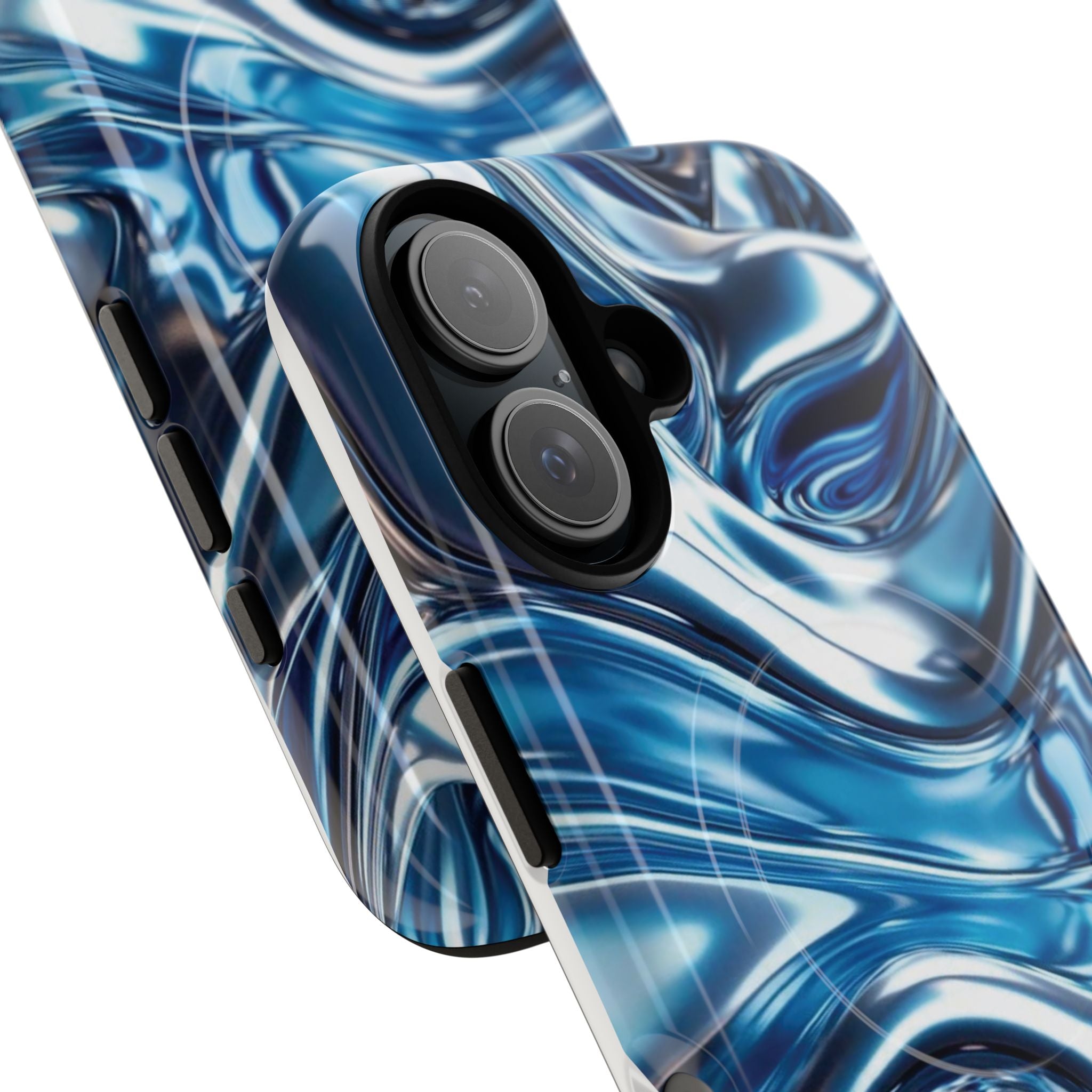 Mirror Gradient Blue Magnetic Phone Case