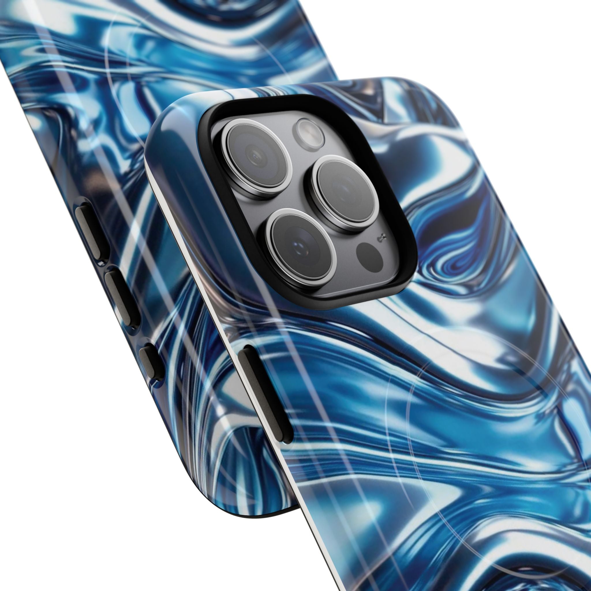 Mirror Gradient Blue Magnetic Phone Case