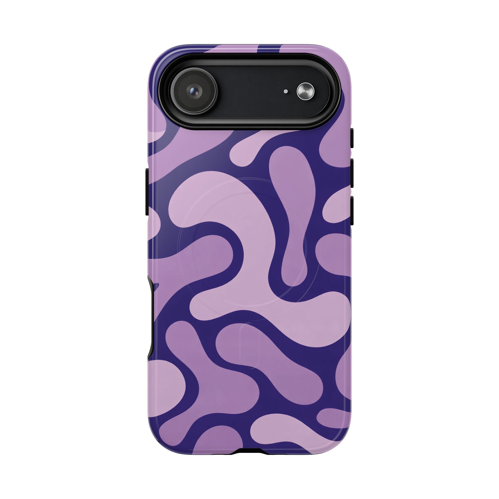 Purple Pattern Magnetic Case