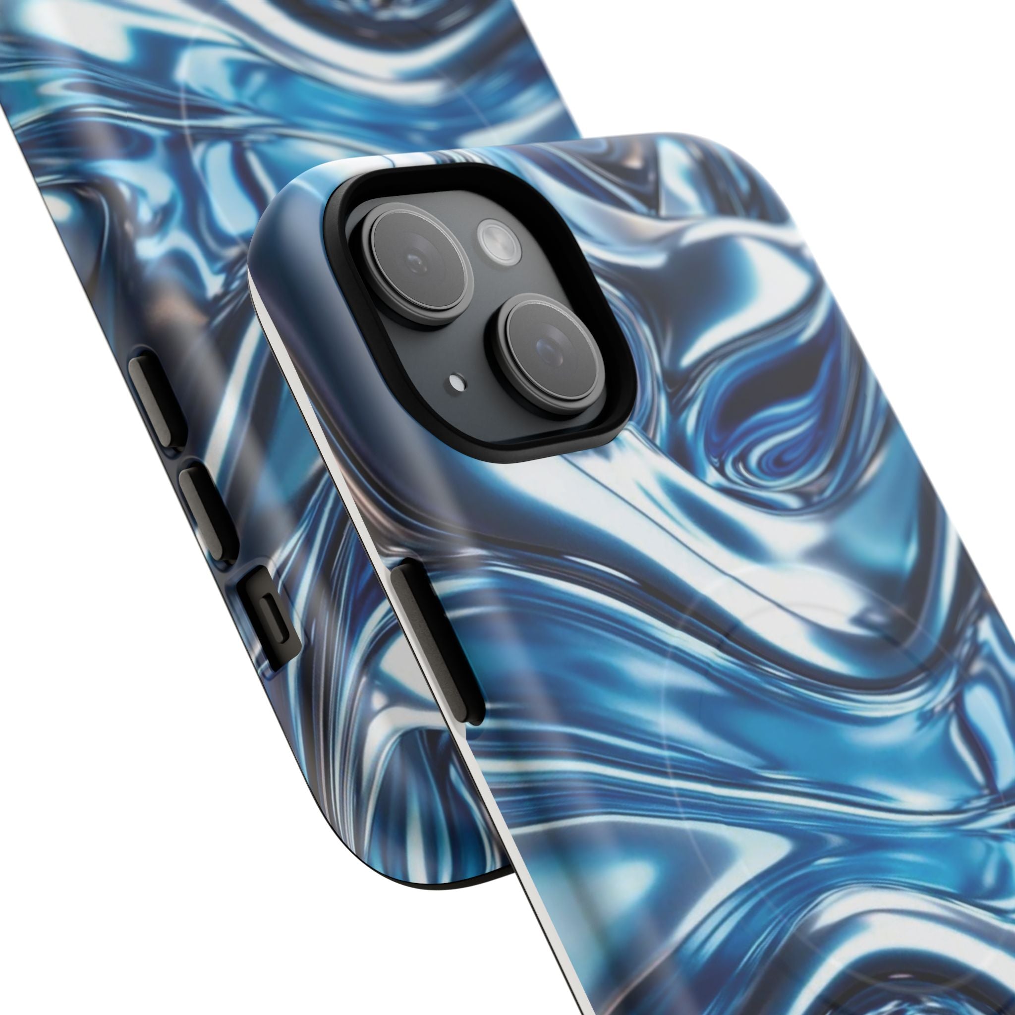 Mirror Gradient Blue Magnetic Phone Case