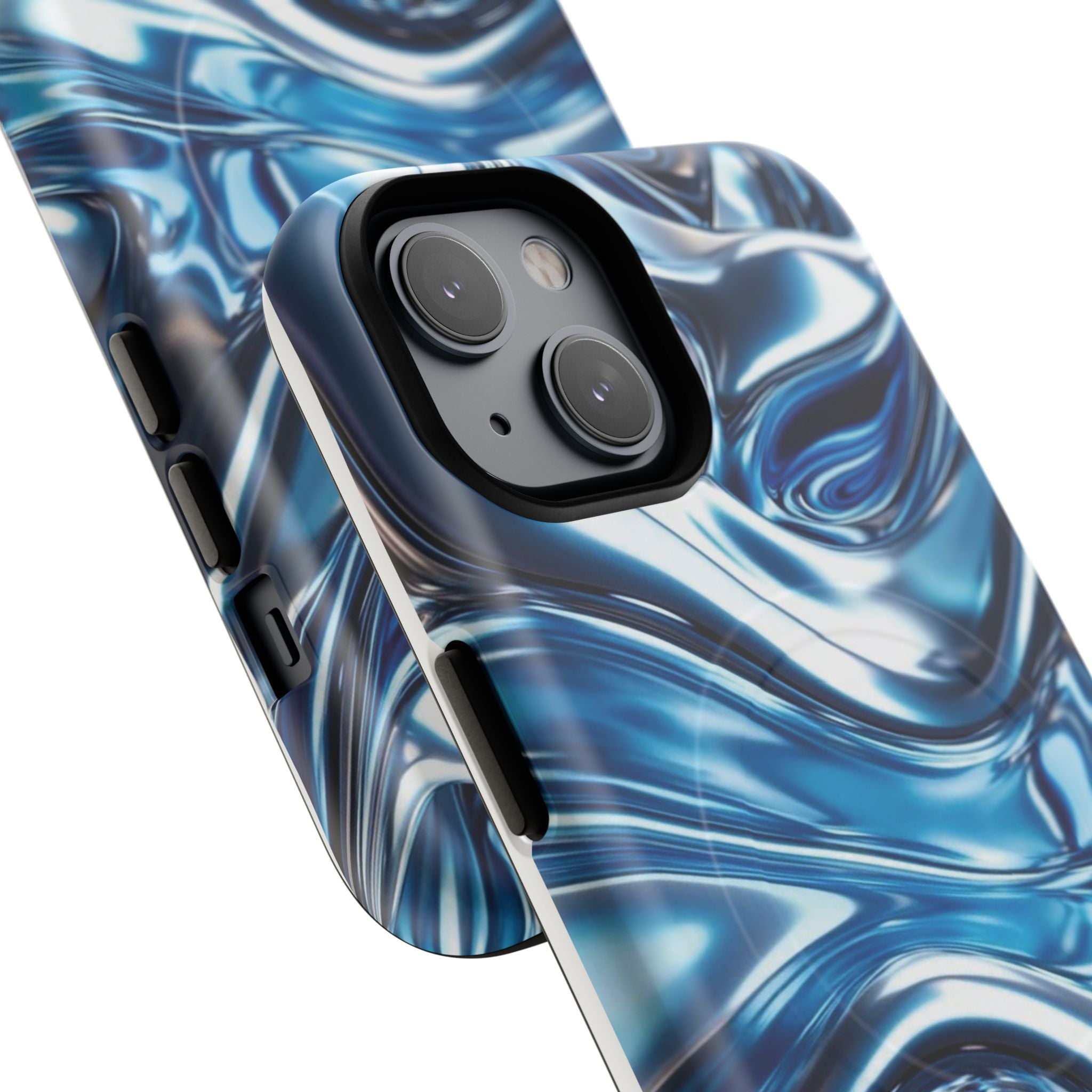 Mirror Gradient Blue Magnetic Phone Case
