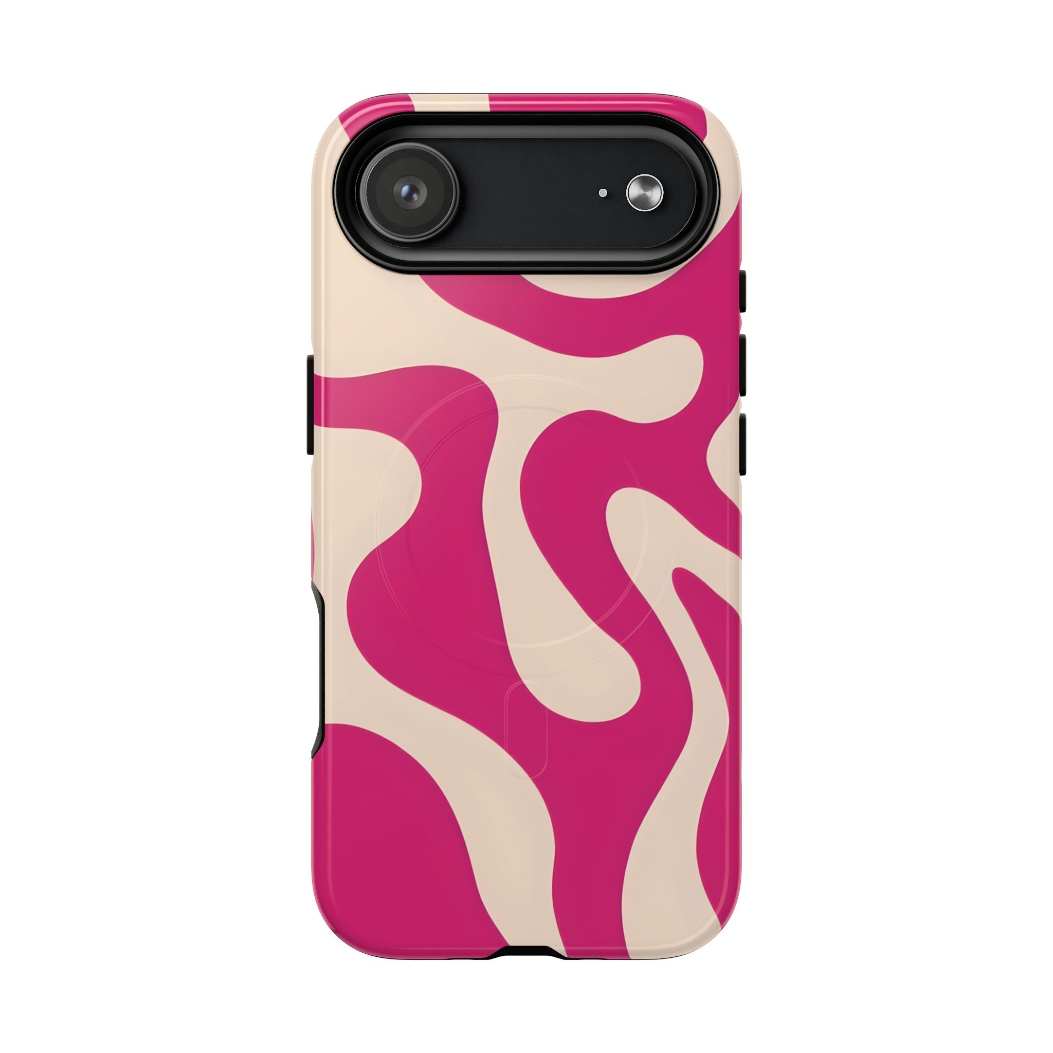 Abstract Pink iPhone Case – Stylish Artistic Protective Cover