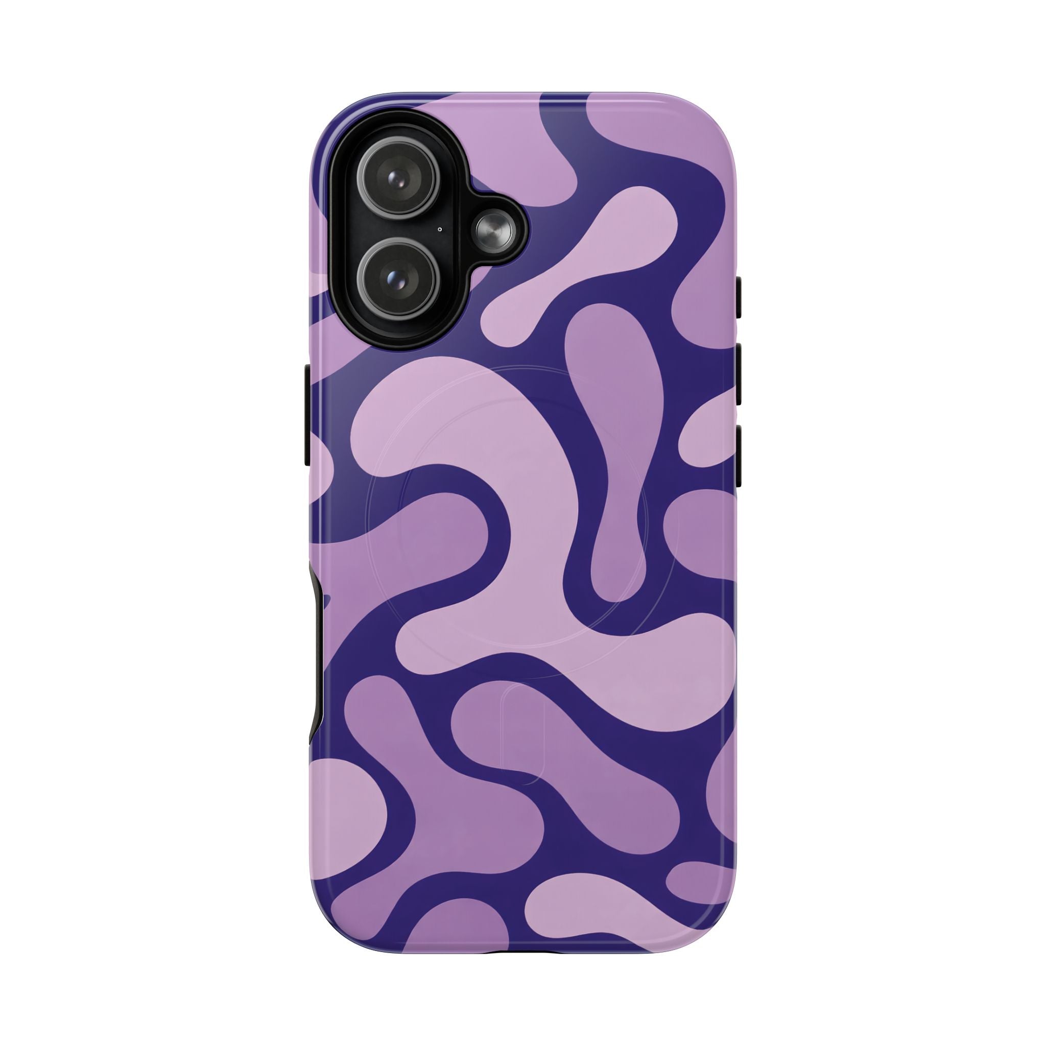 Purple Pattern Magnetic Case