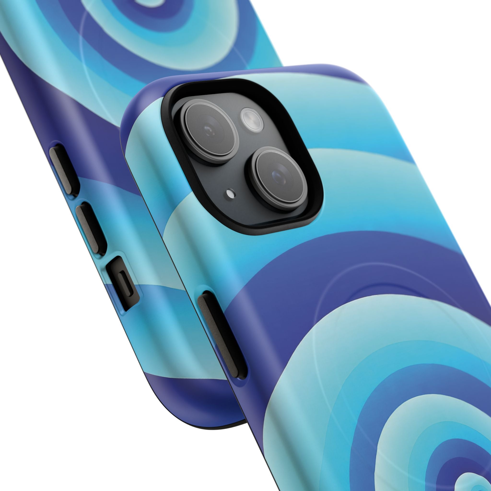 Blue Spiral Magnetic Phone Case
