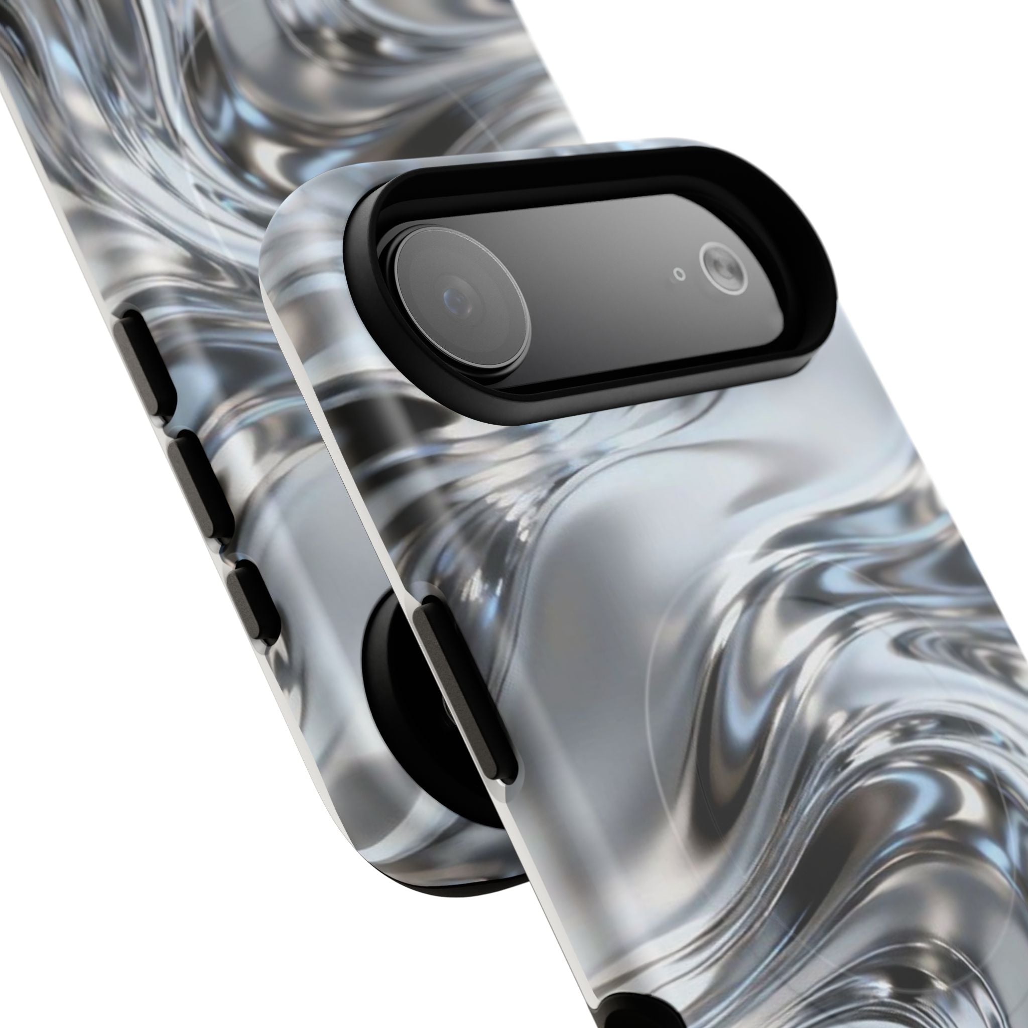 Mirror Gradient Tough Magnetic Case — Reflective Magnetic Phone Cover