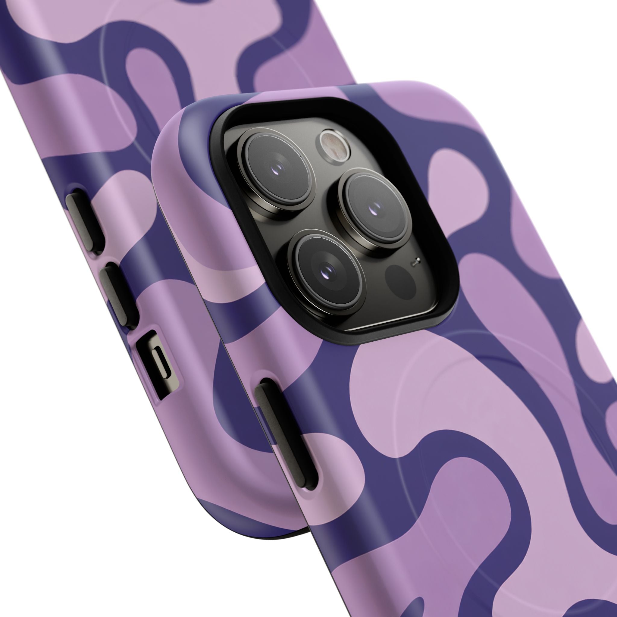 Purple Pattern Magnetic Case