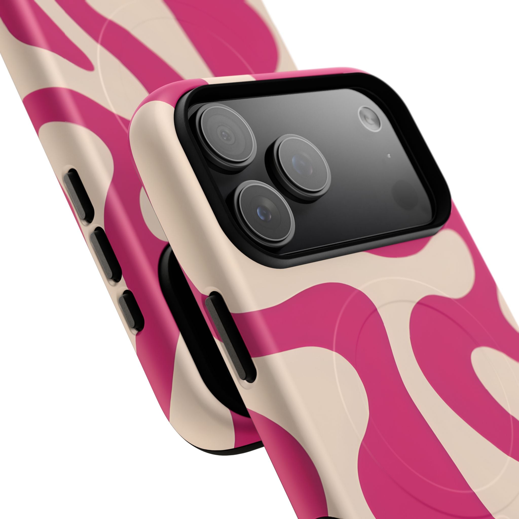 Abstract Pink iPhone Case – Stylish Artistic Protective Cover