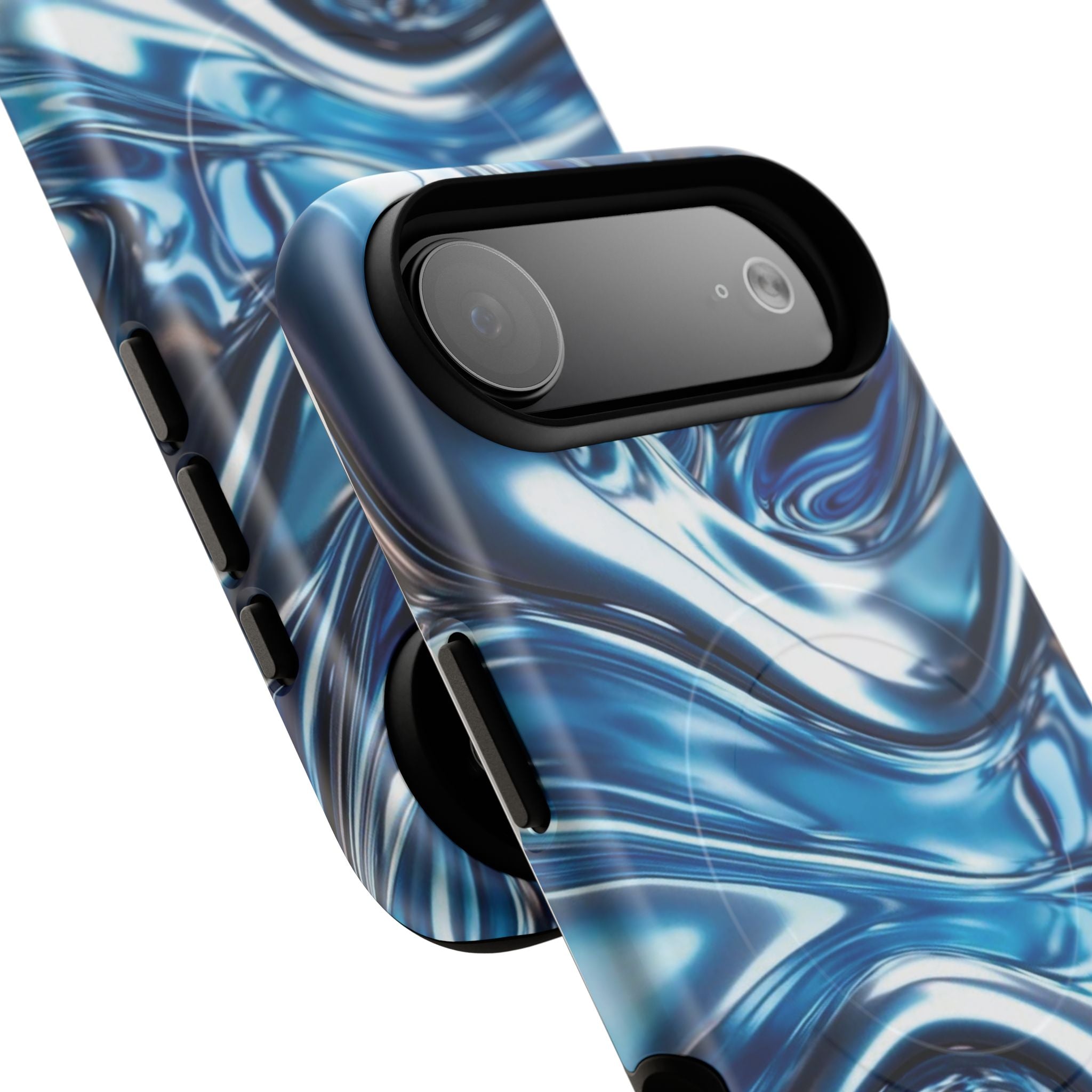 Mirror Gradient Blue Magnetic Phone Case