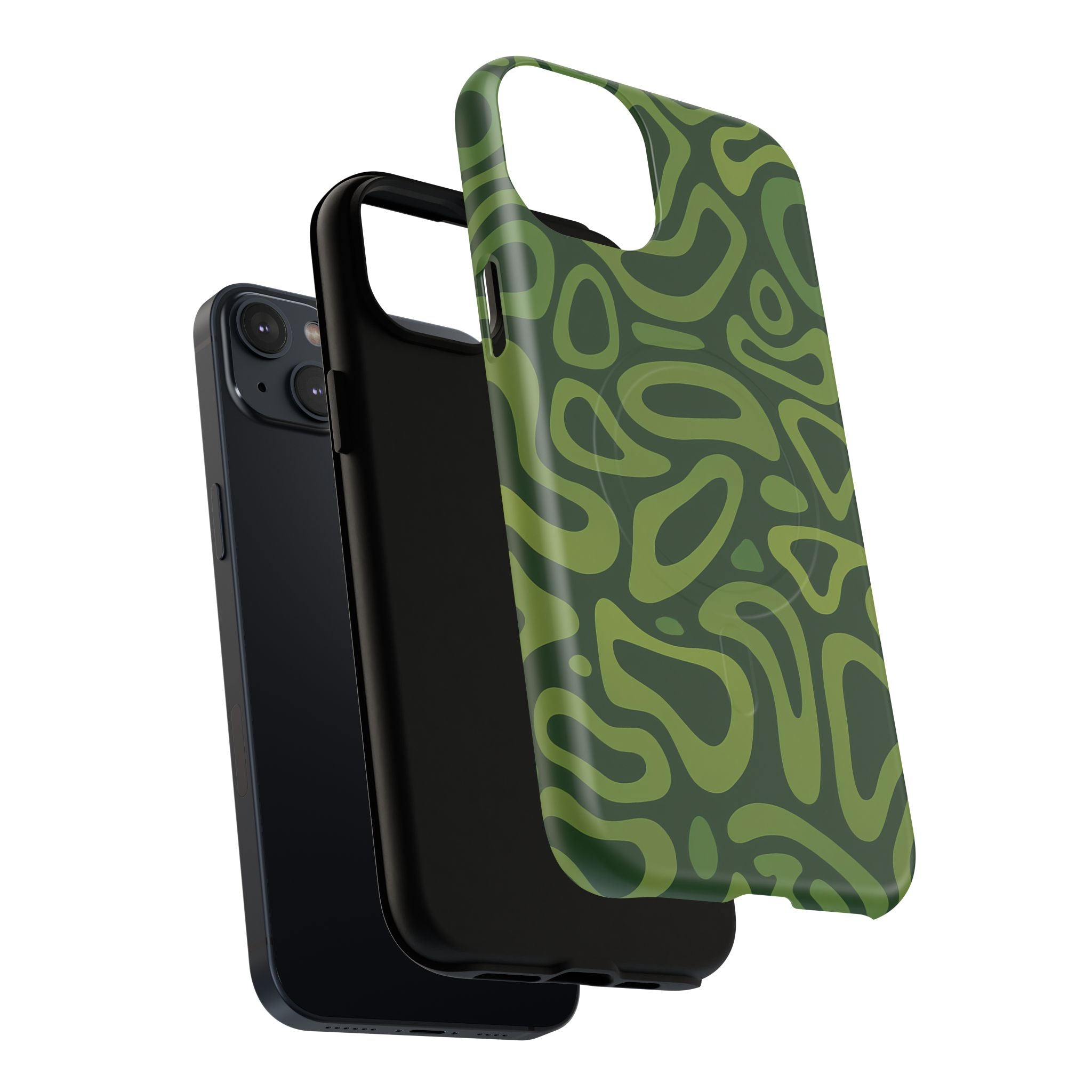 Frog Pattern Tough Magnetic Case — Durable Phone Protection with Cute Frog Design