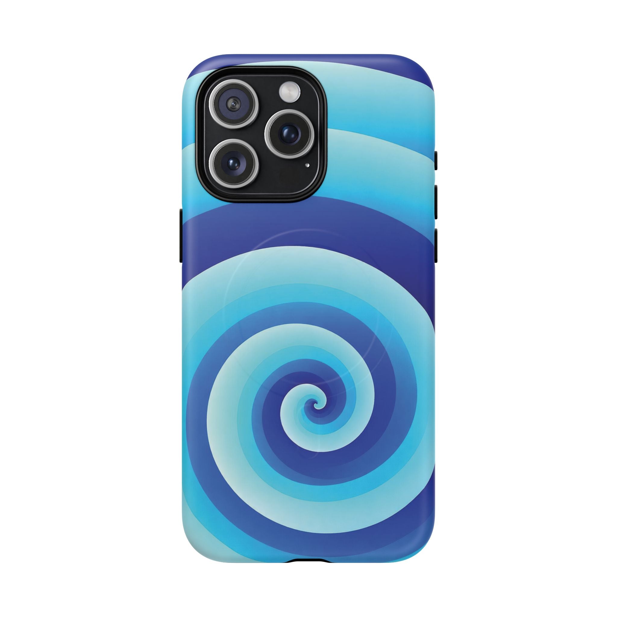 Blue Spiral Magnetic Phone Case