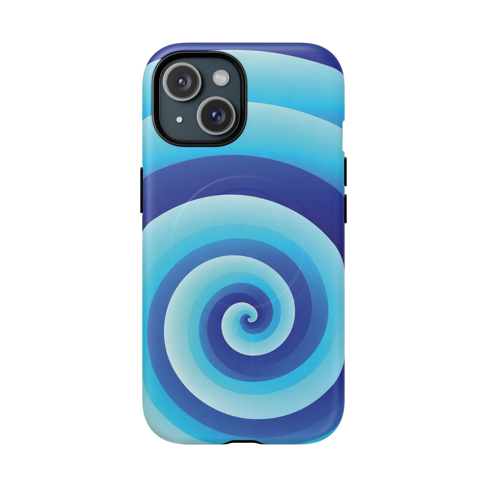 Blue Spiral Magnetic Phone Case
