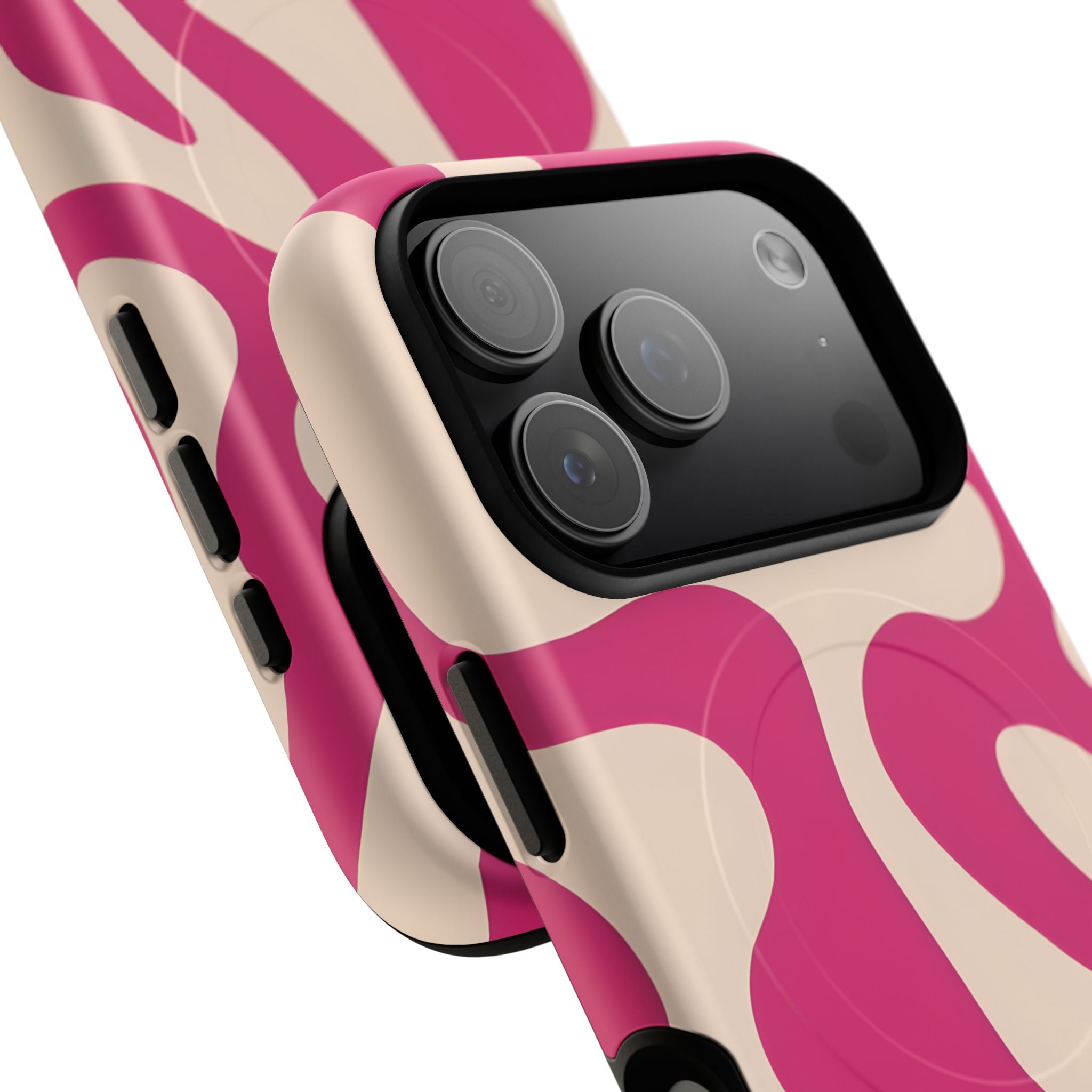 Abstract Pink iPhone Case – Stylish Artistic Protective Cover