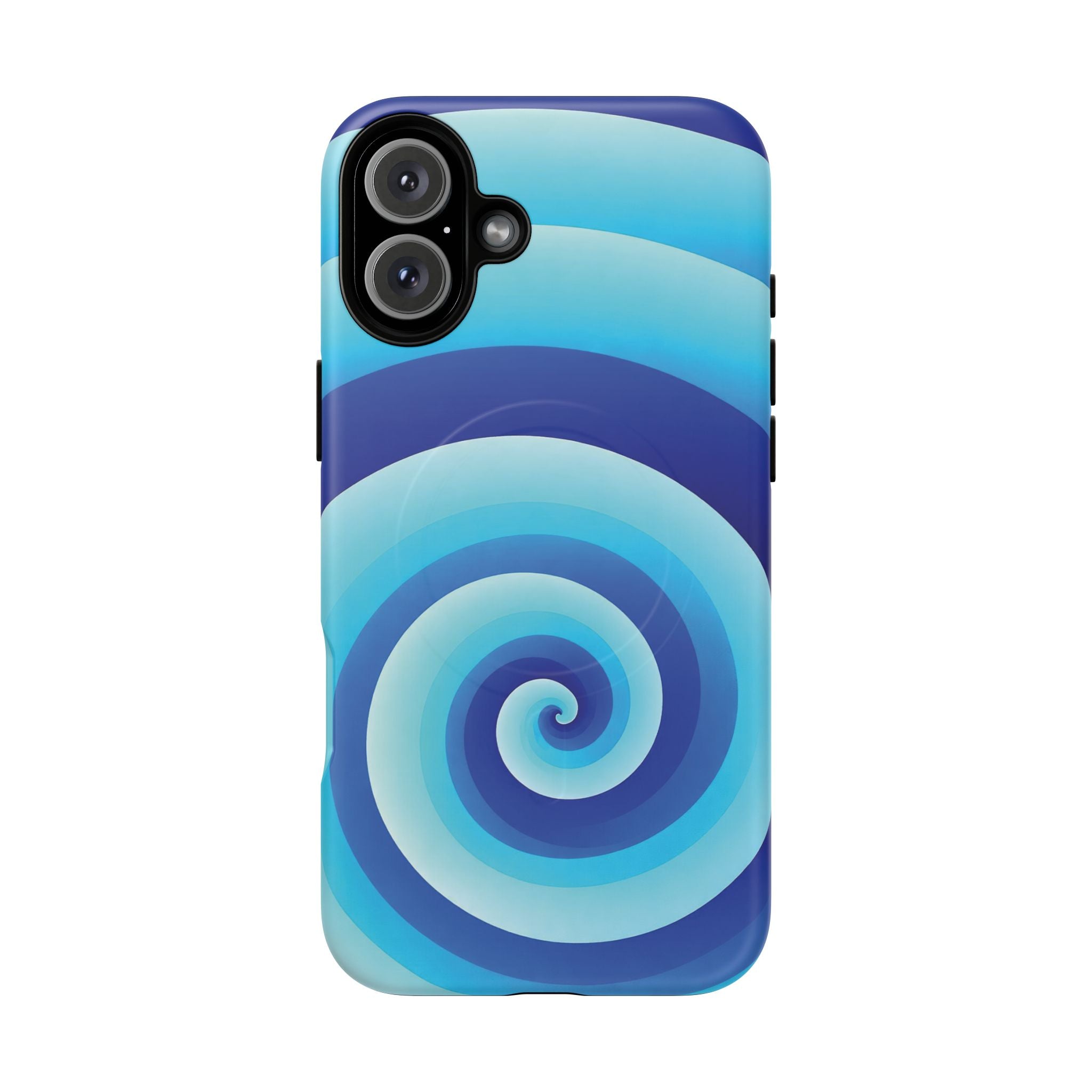 Blue Spiral Magnetic Phone Case