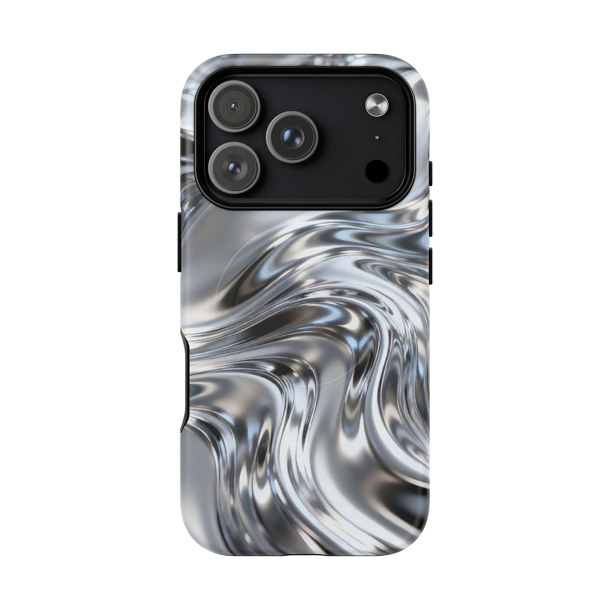 Mirror Gradient Tough Magnetic Case — Reflective Magnetic Phone Cover