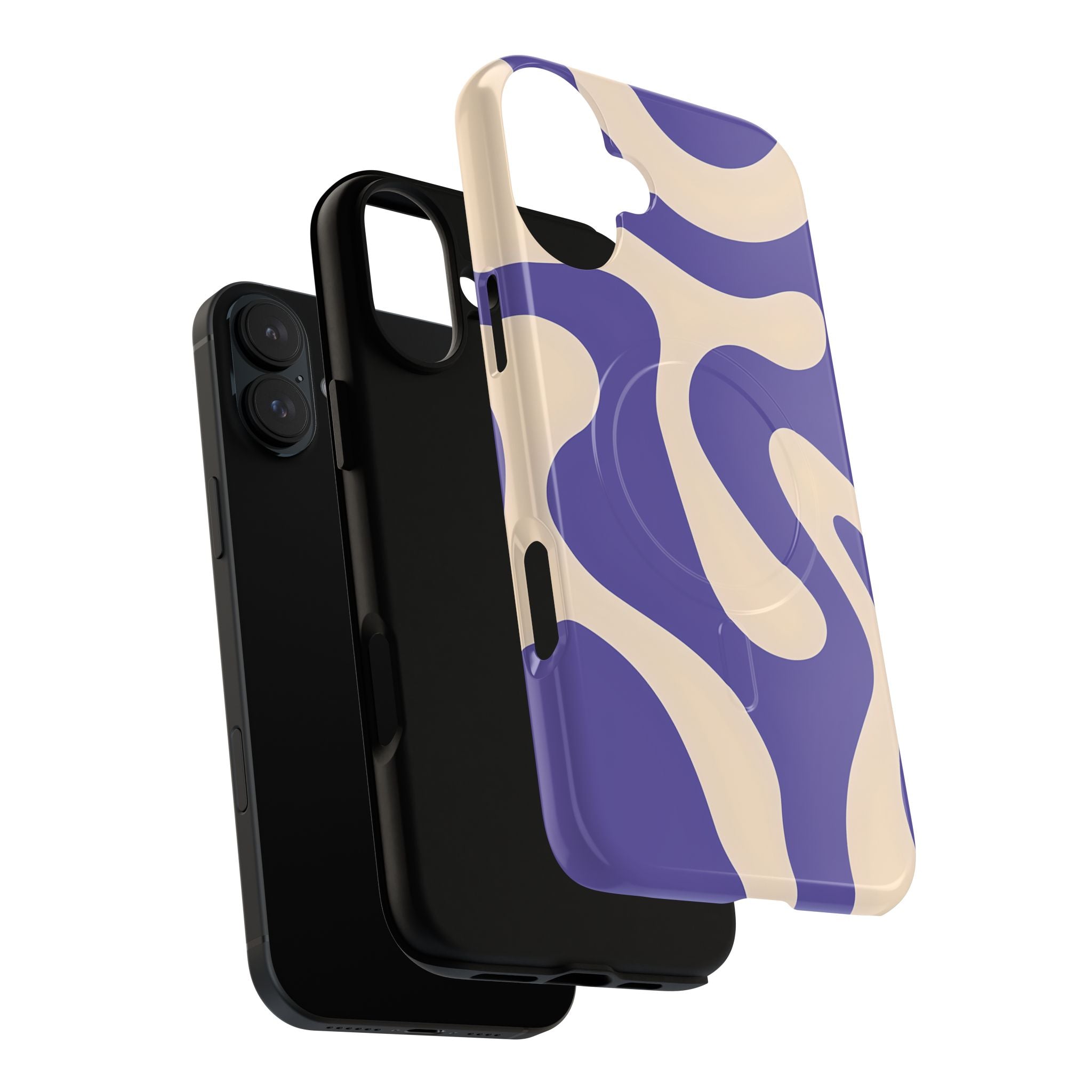 Abstract Purple | iPhone Case – Stylish Artistic Protective Cover