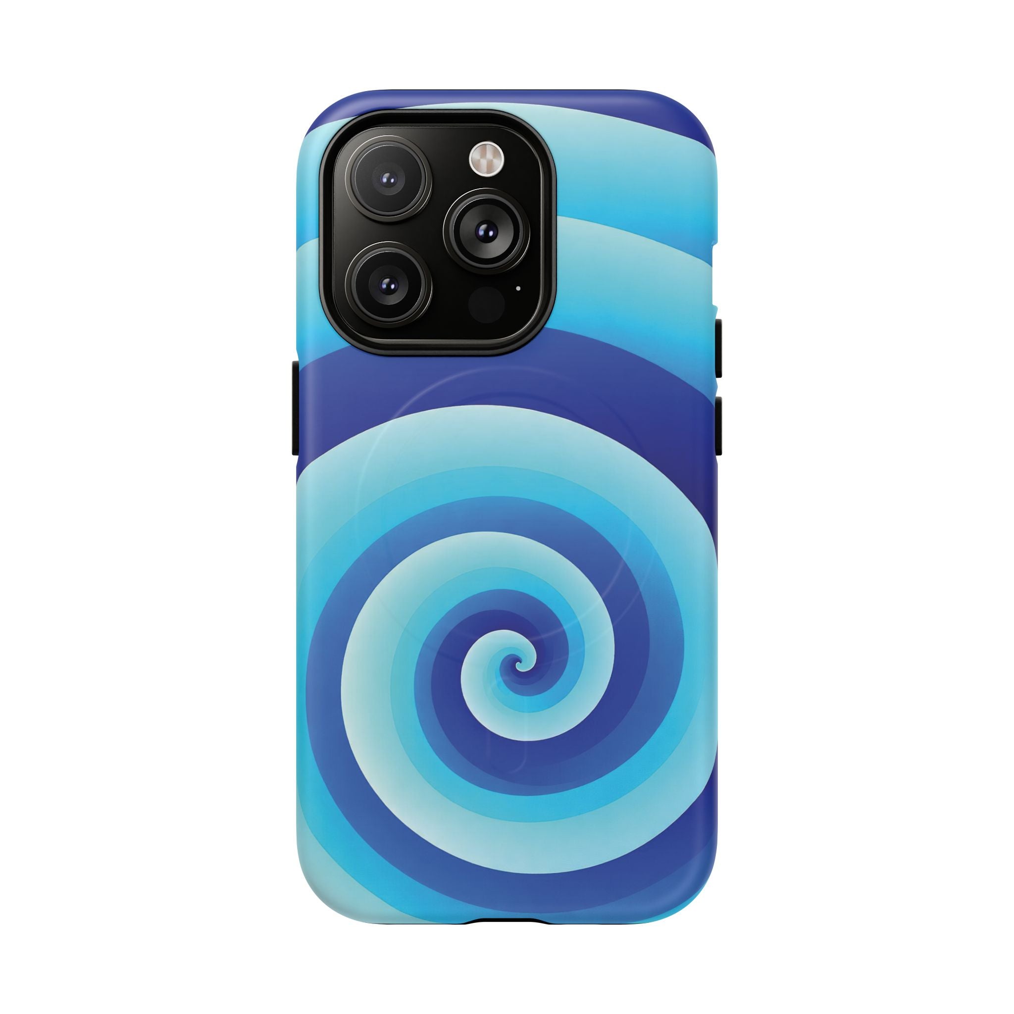 Blue Spiral Magnetic Phone Case