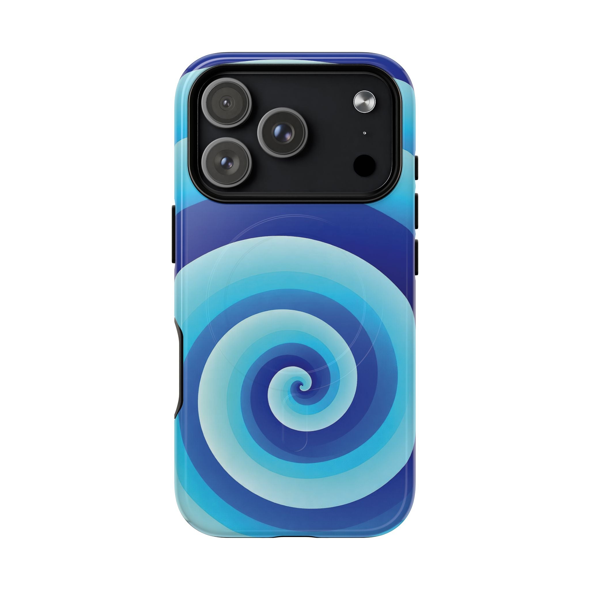 Blue Spiral Magnetic Phone Case