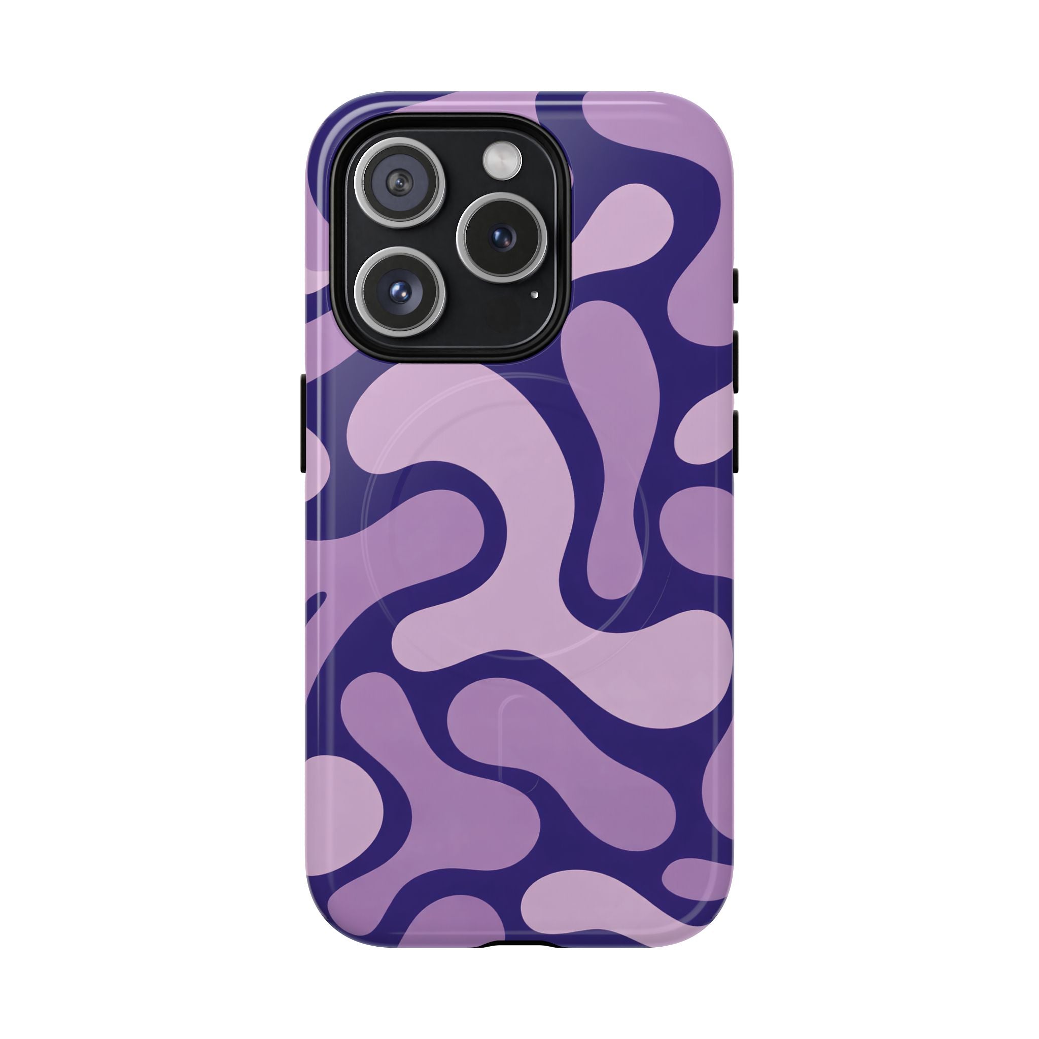 Purple Pattern Magnetic Case
