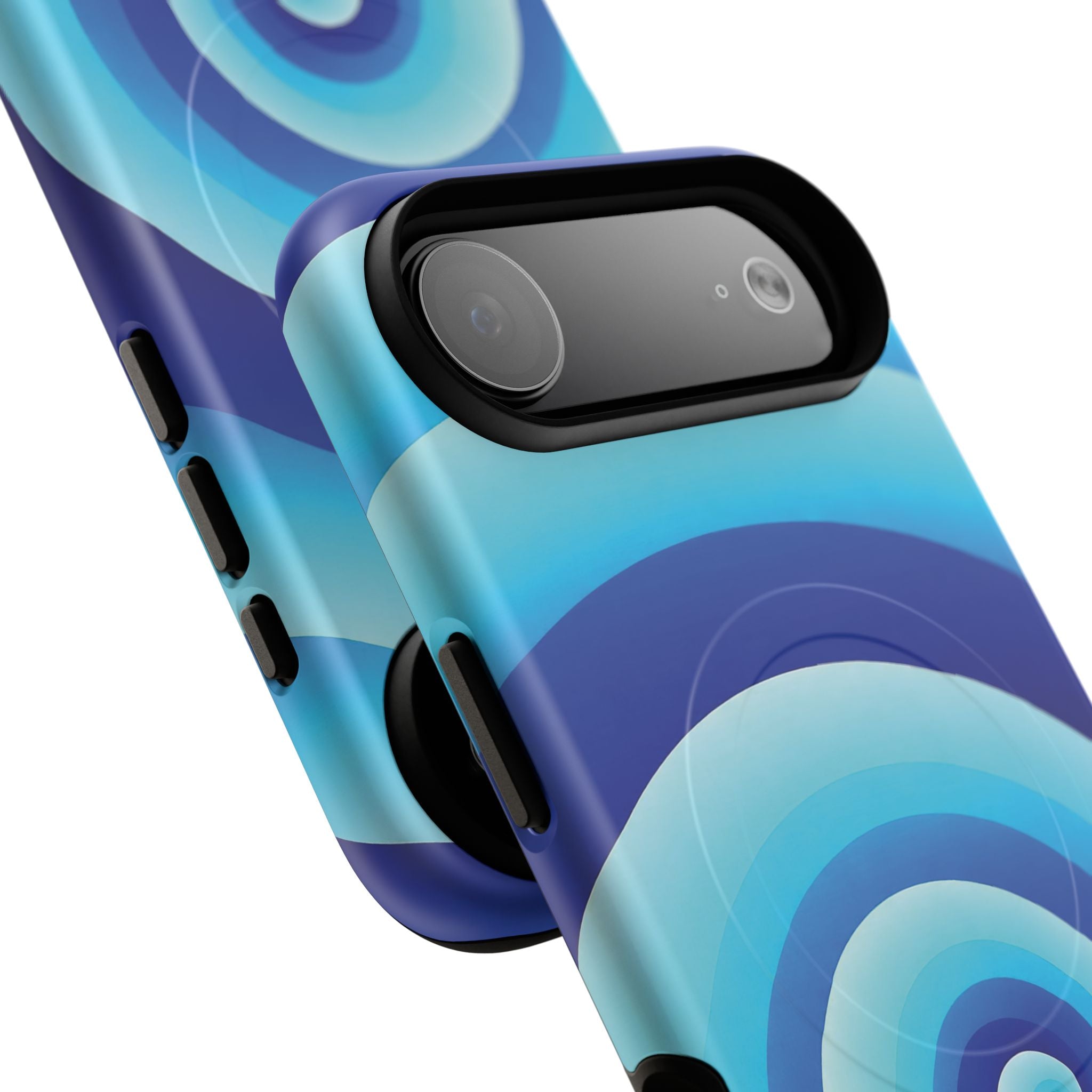 Blue Spiral Magnetic Phone Case