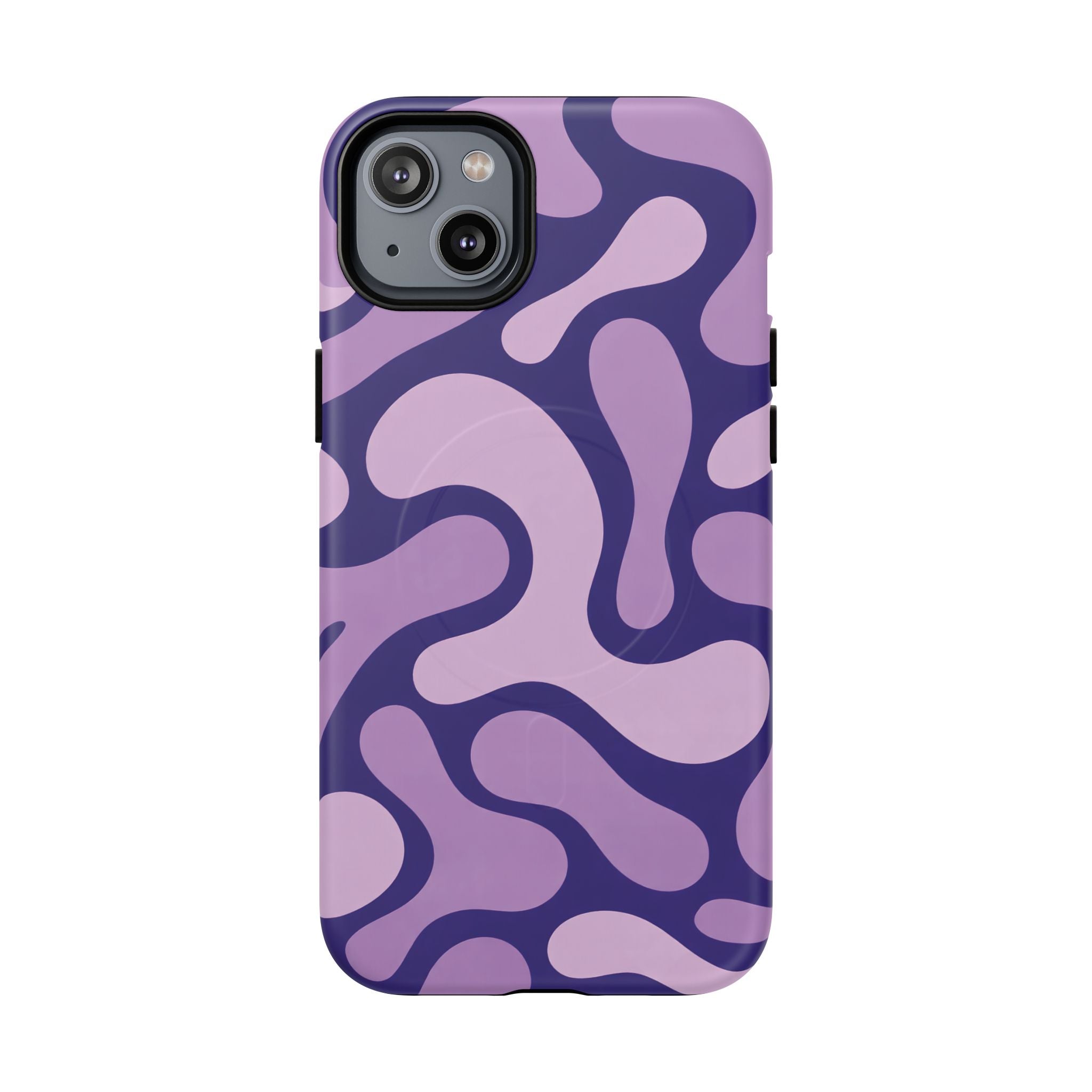 Purple Pattern Magnetic Case