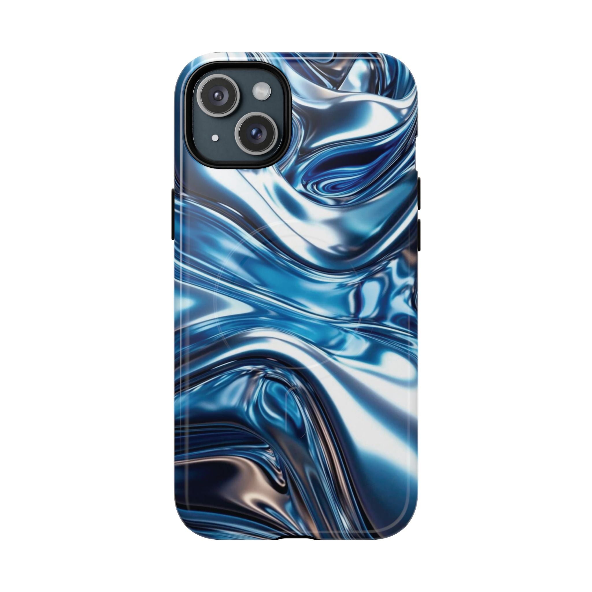 Mirror Gradient Blue Magnetic Phone Case