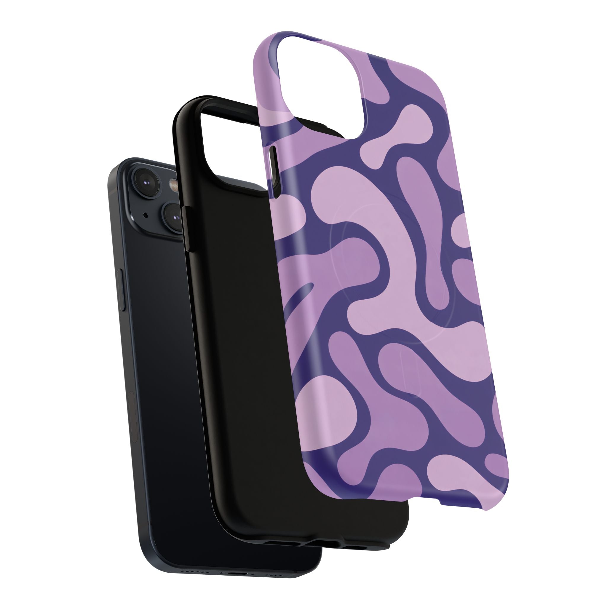 Purple Pattern Magnetic Case