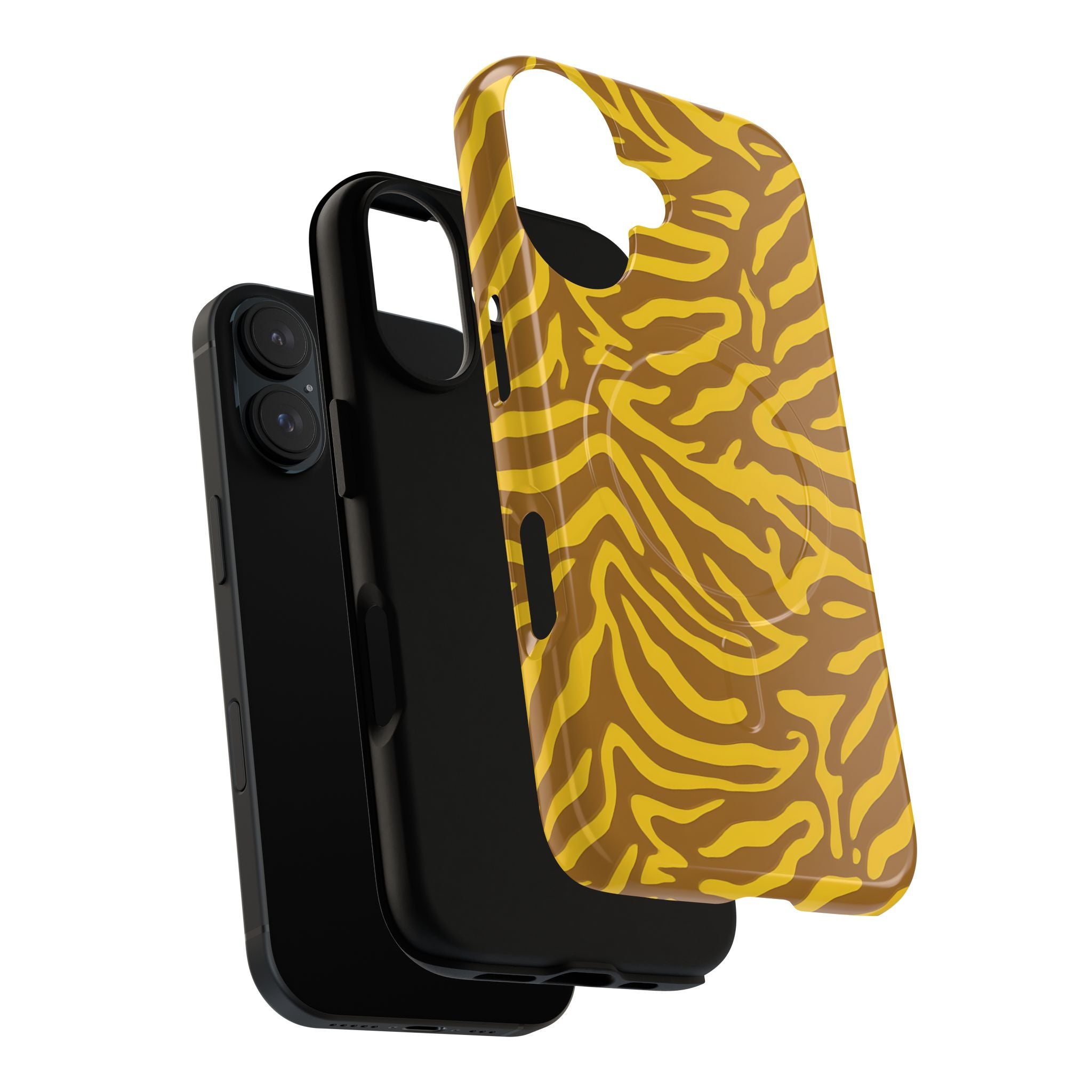 Zebra Print Magnetic qual Case