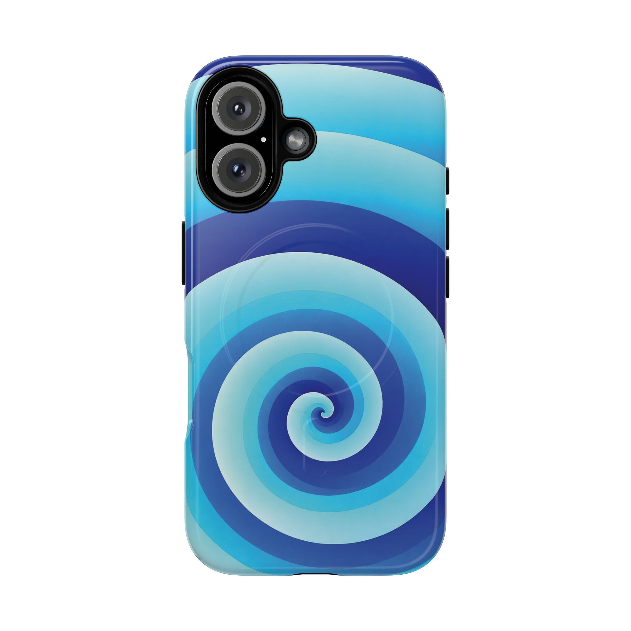 Blue Spiral Magnetic Phone Case