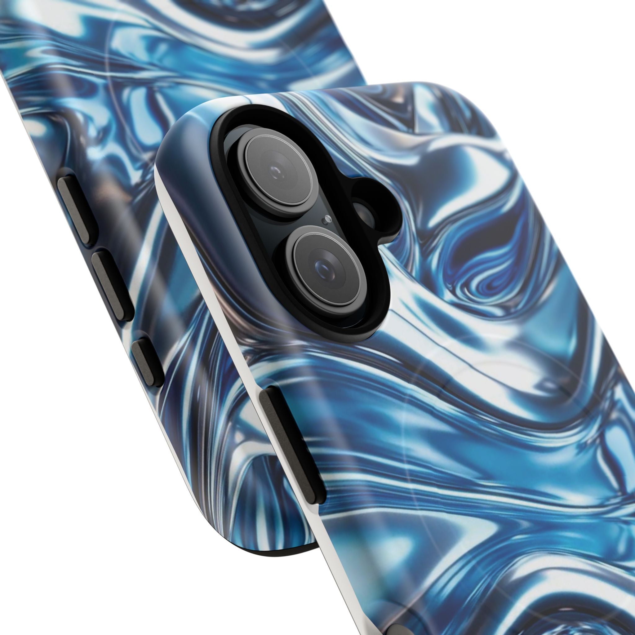 Mirror Gradient Blue Magnetic Phone Case