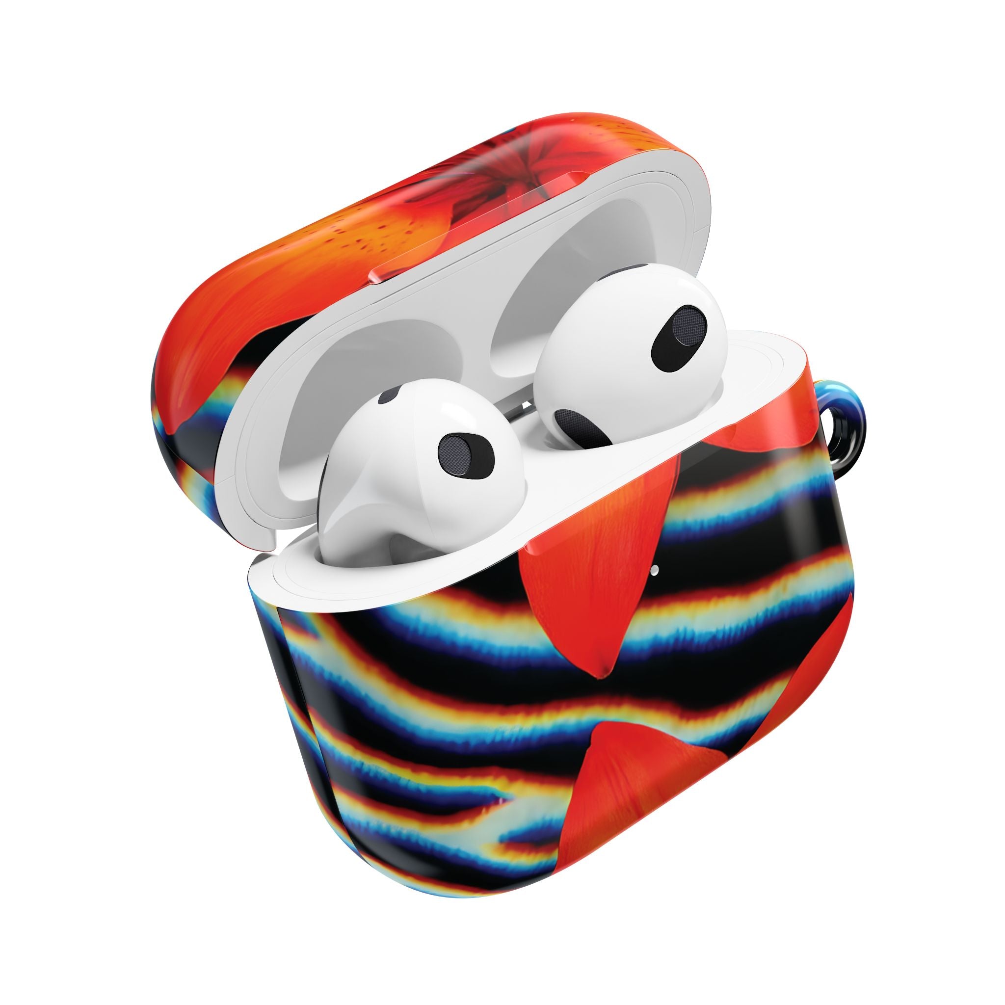 Funda AirPods serpiente floral 