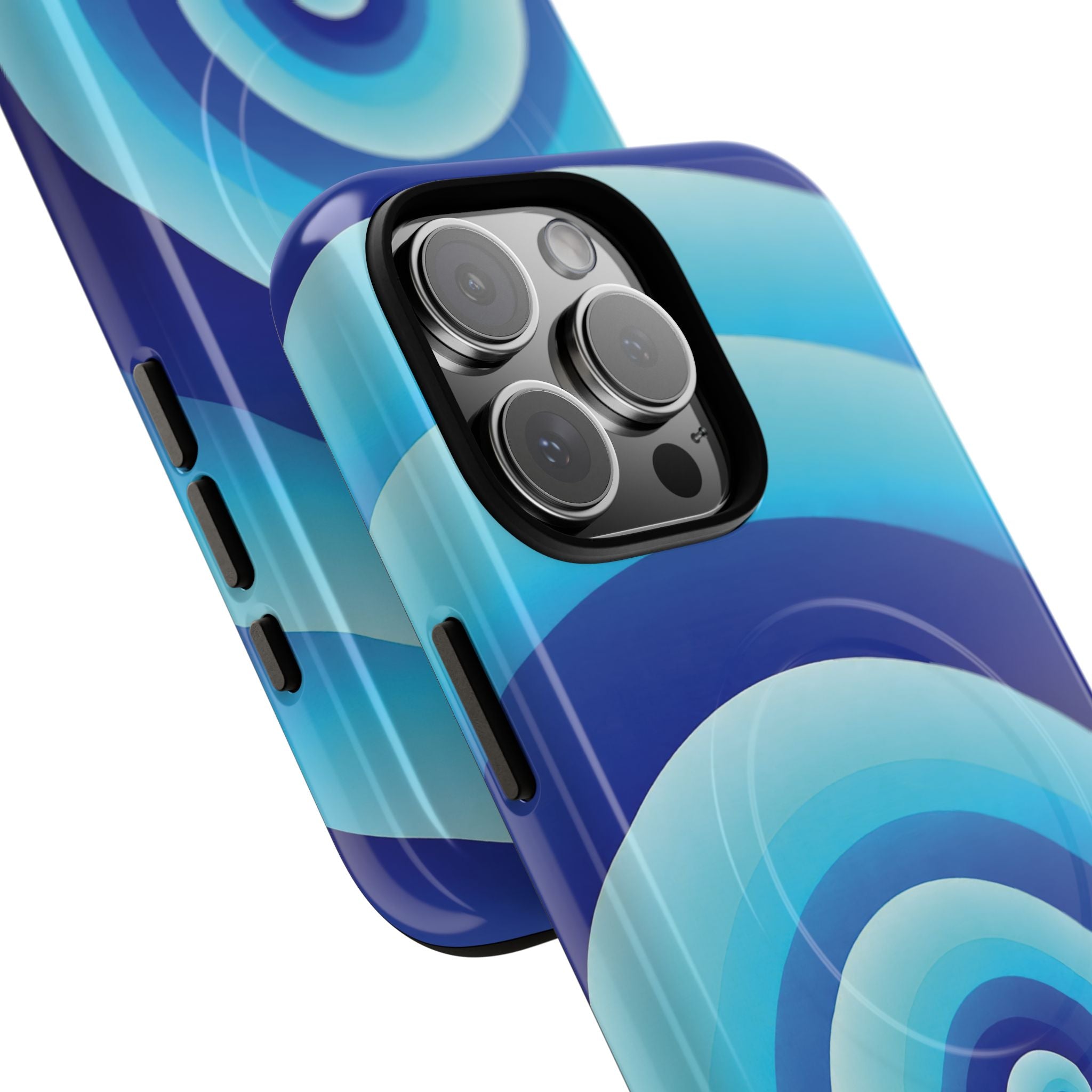 Blue Spiral Magnetic Phone Case