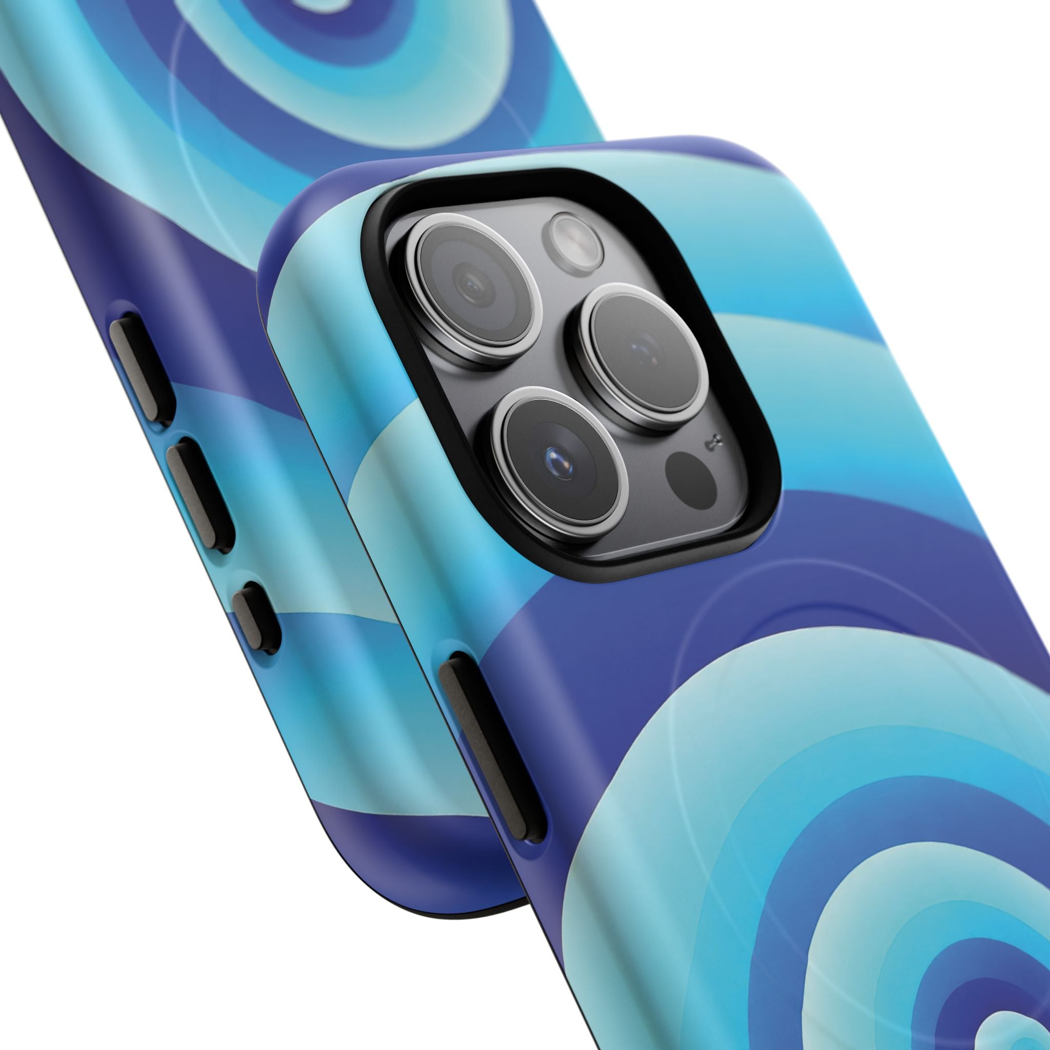 Blue Spiral Magnetic Phone Case
