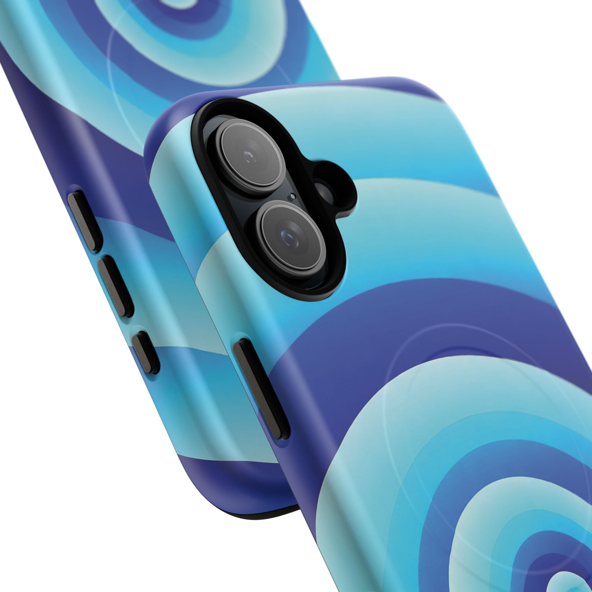 Blue Spiral Magnetic Phone Case