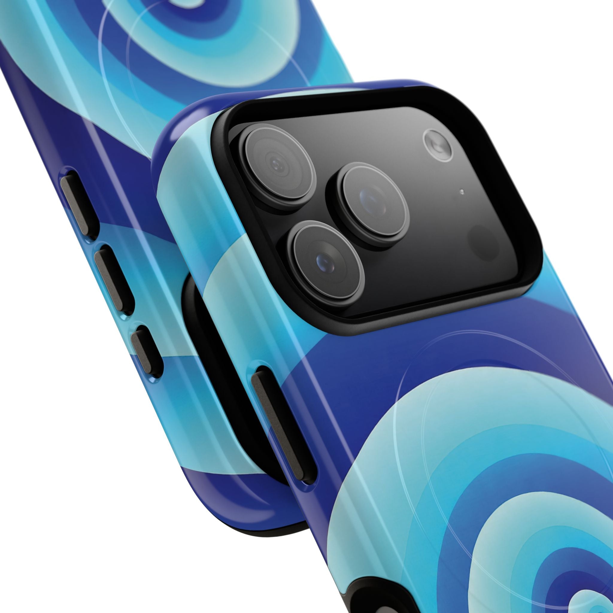 Blue Spiral Magnetic Phone Case