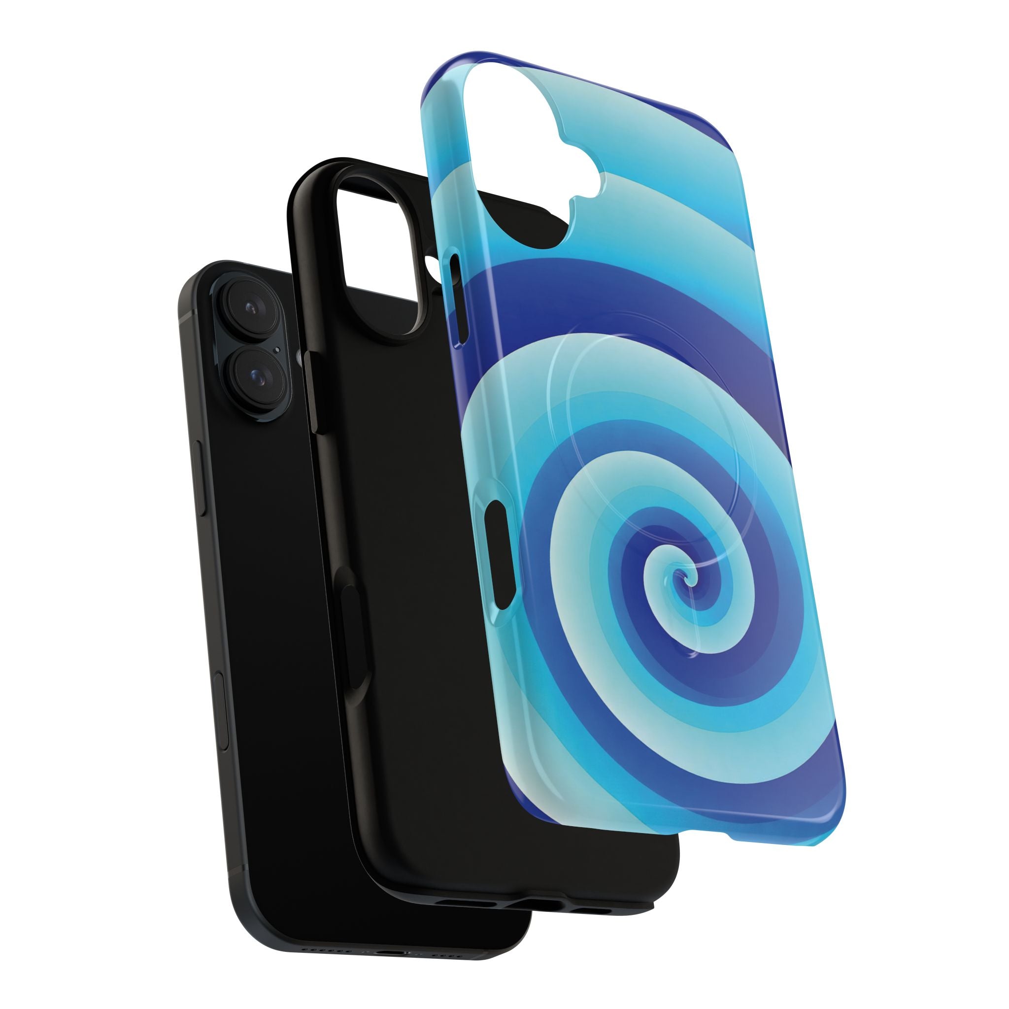 Blue Spiral Magnetic Phone Case