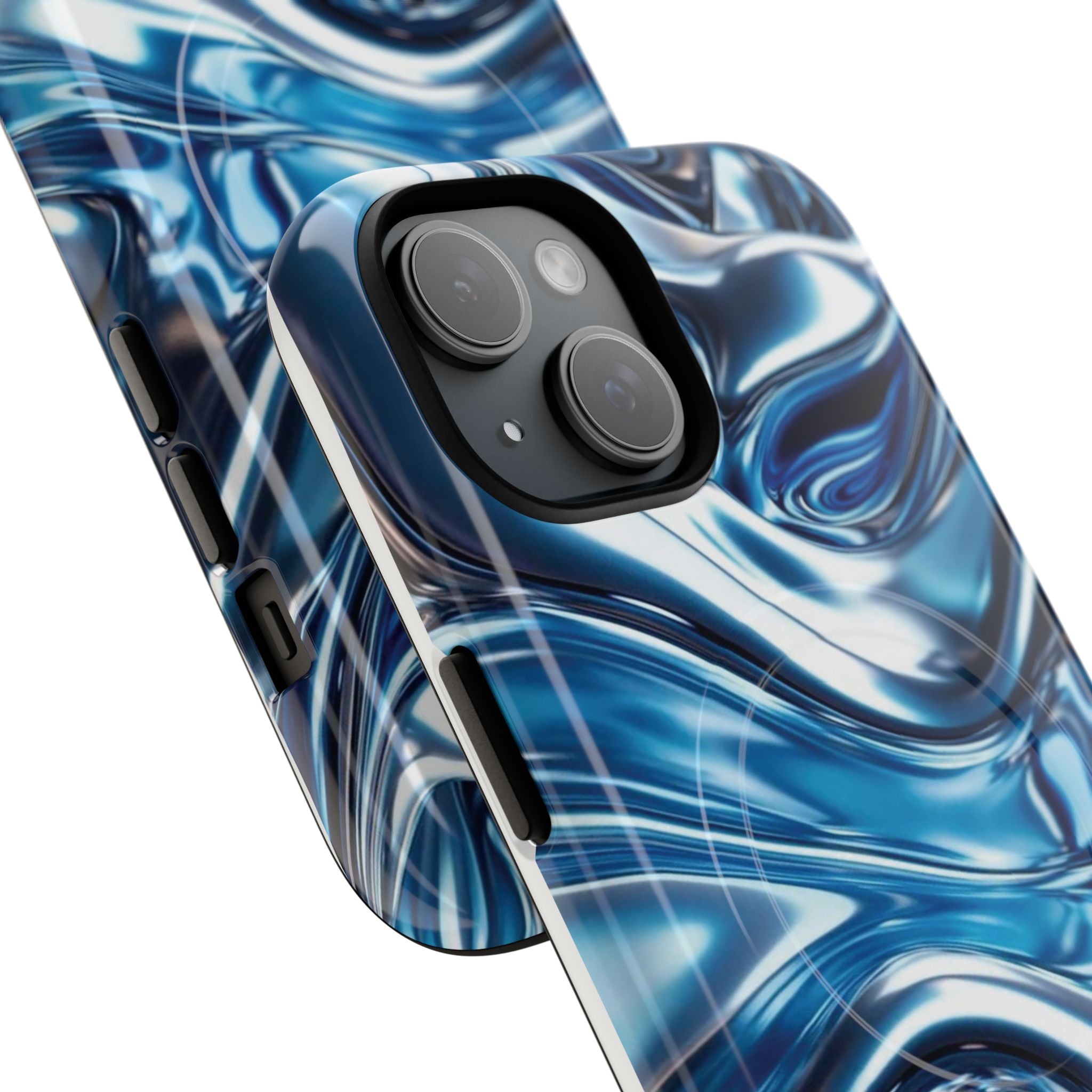 Mirror Gradient Blue Magnetic Phone Case
