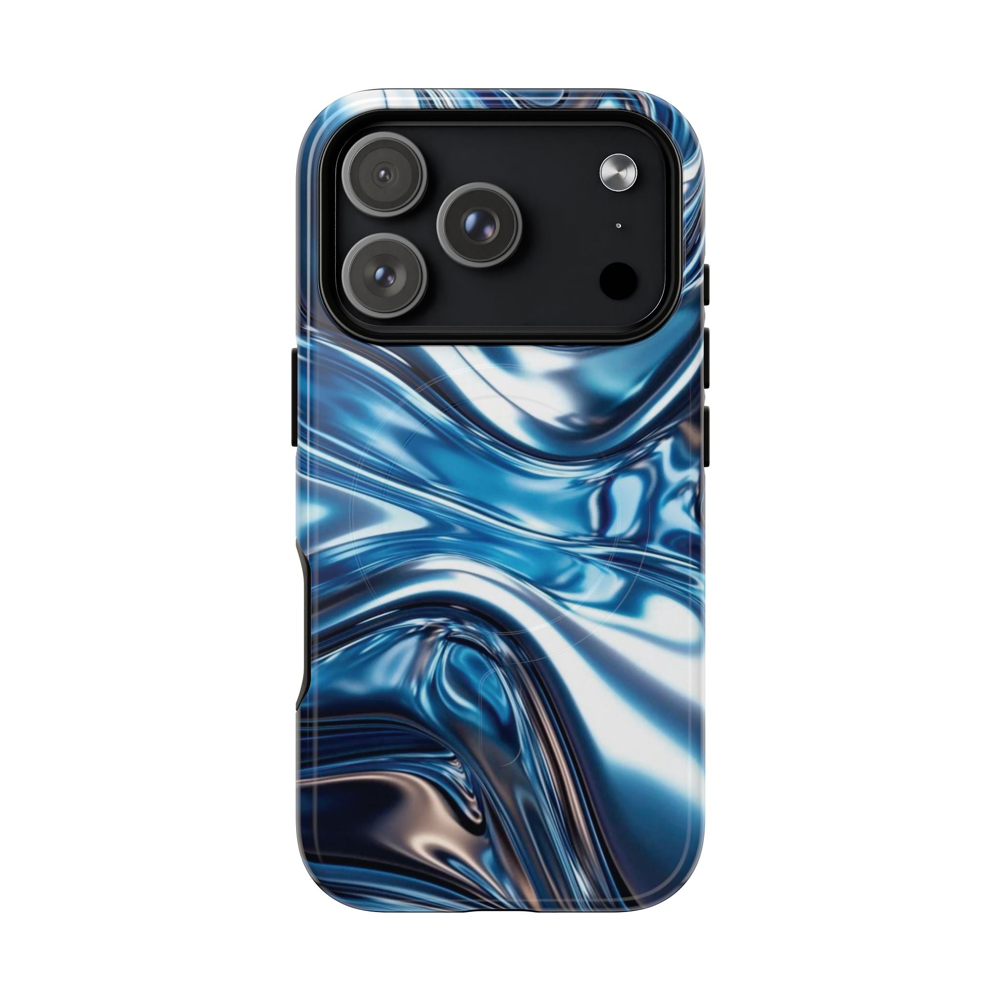 Mirror Gradient Blue Magnetic Phone Case