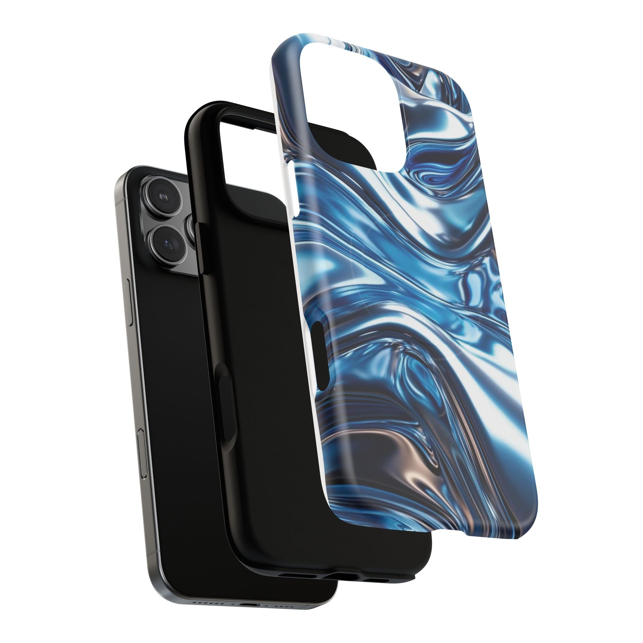 Mirror Gradient Blue Magnetic Phone Case