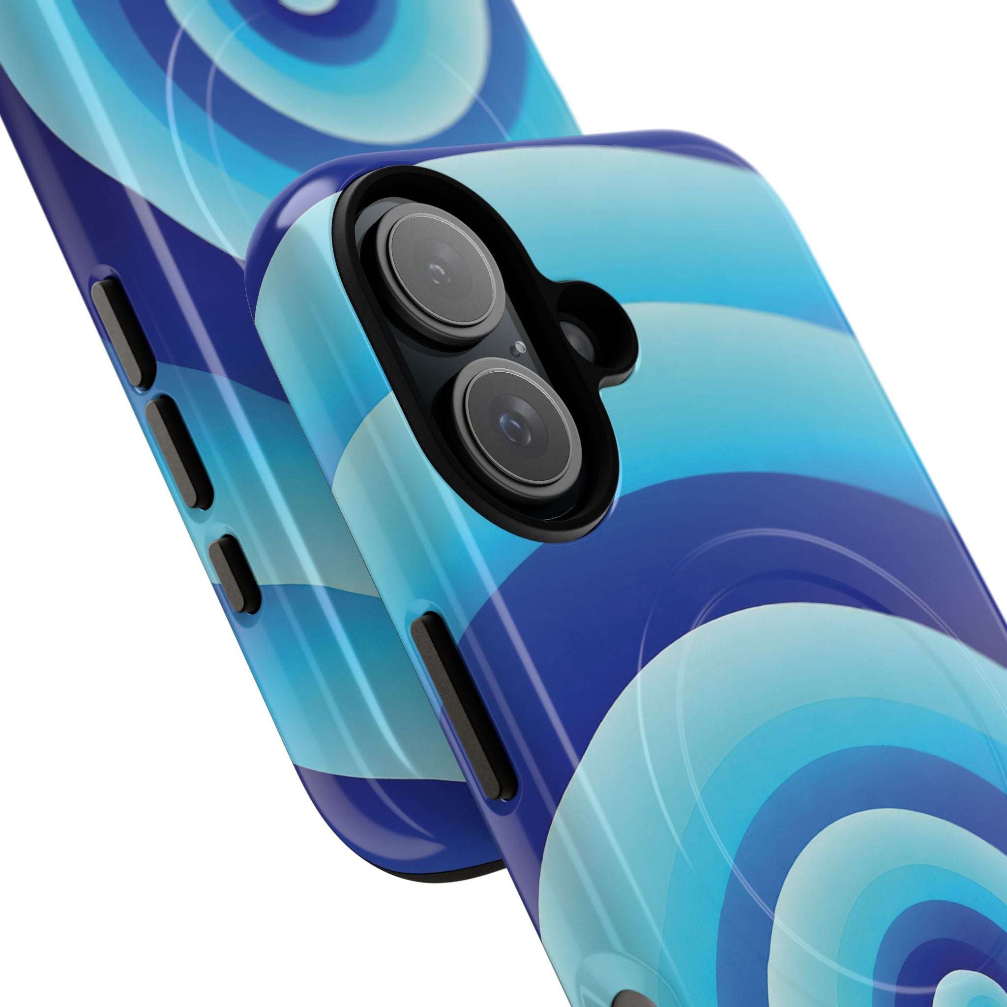 Blue Spiral Magnetic Phone Case
