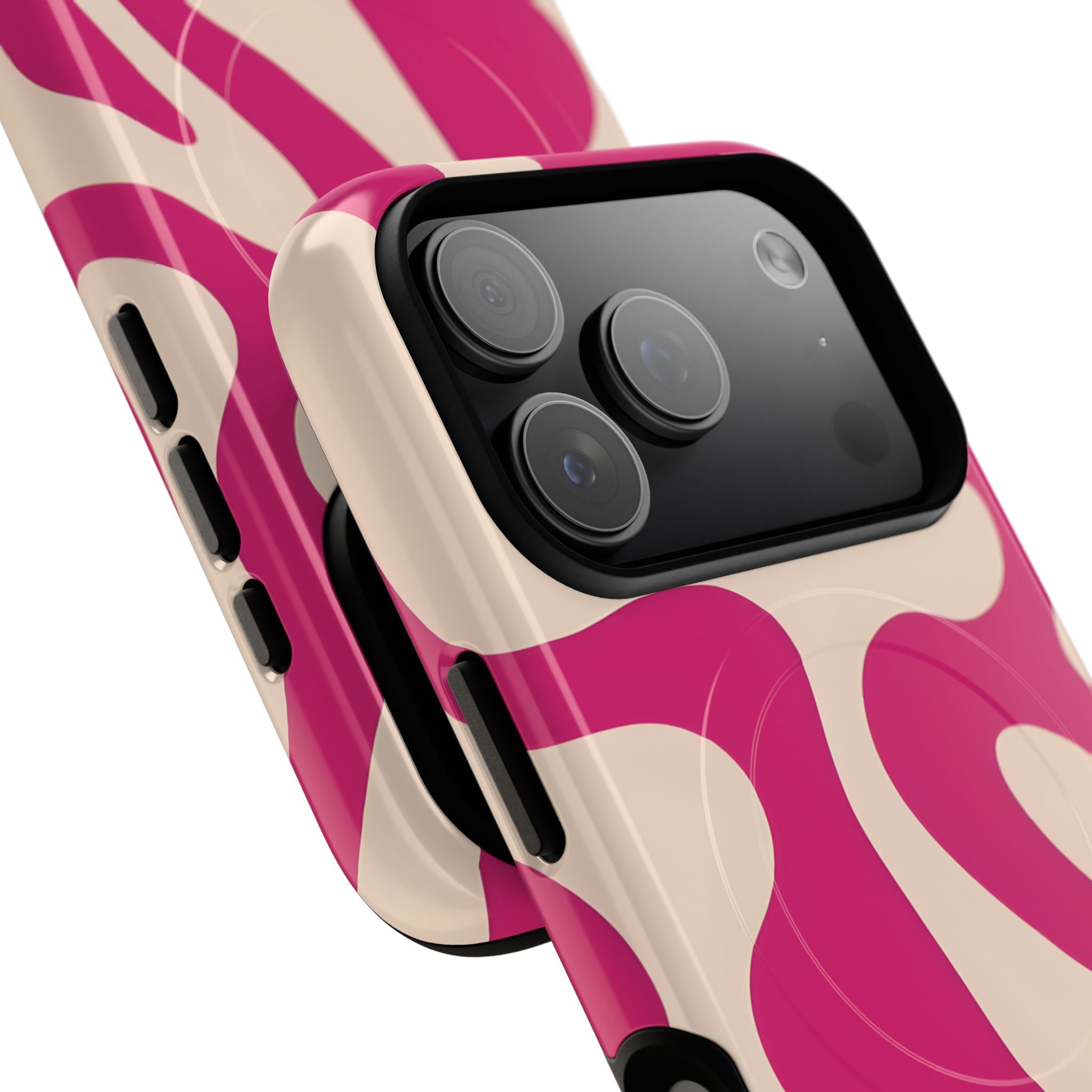 Abstract Pink iPhone Case – Stylish Artistic Protective Cover