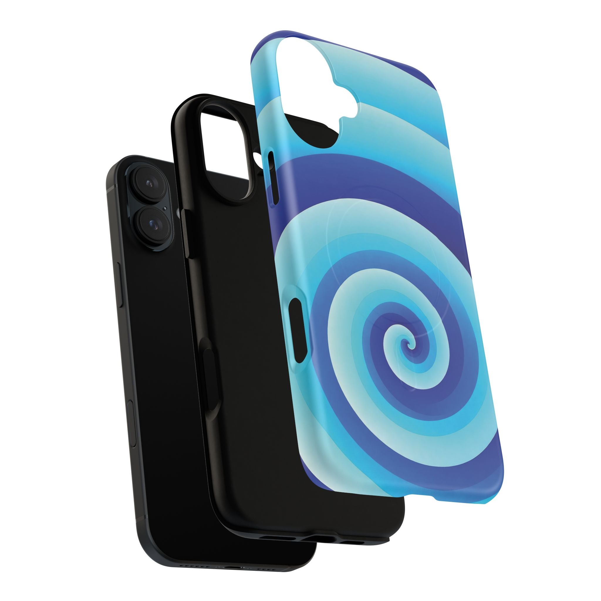 Blue Spiral Magnetic Phone Case