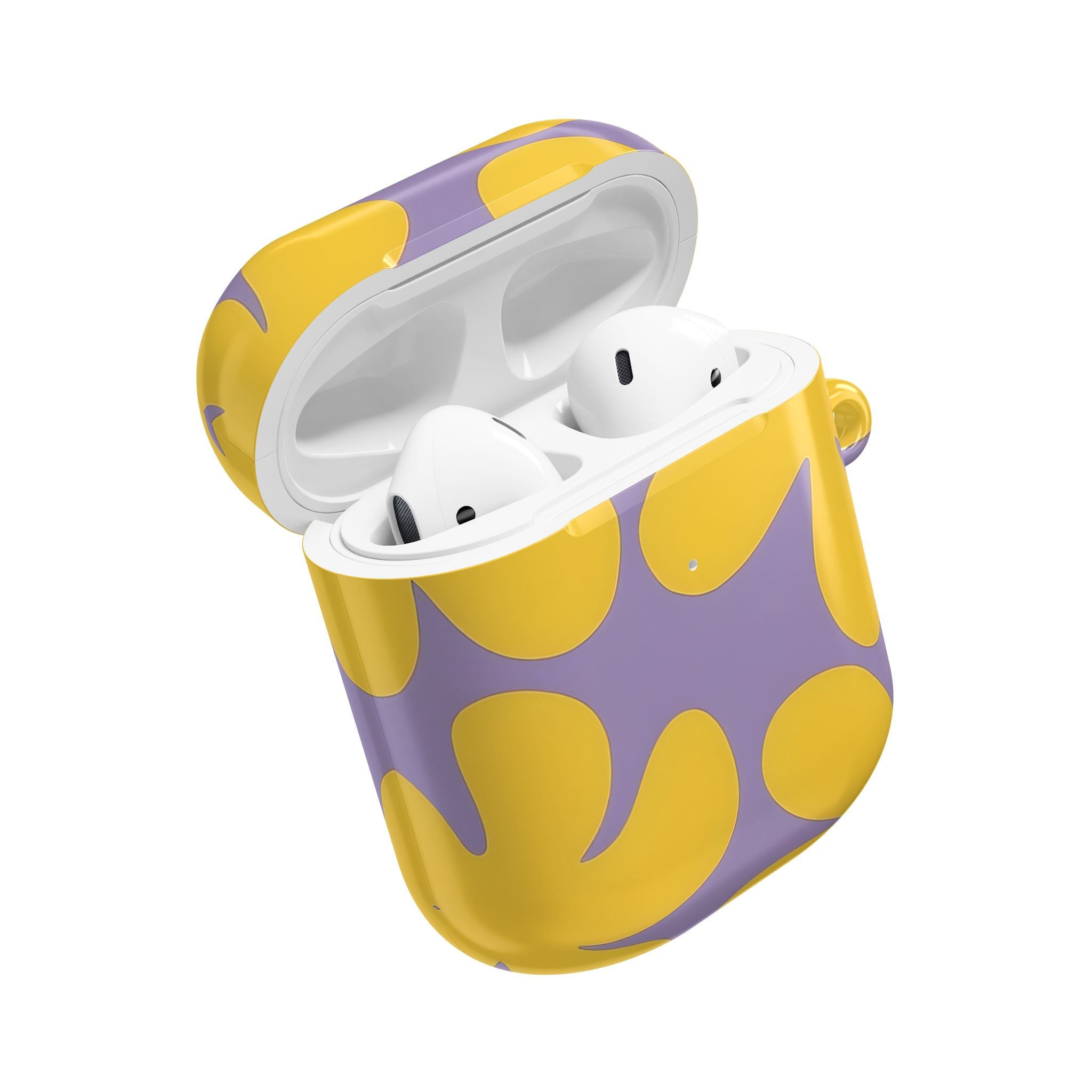 Funda AirPods floral serpiente – Protección con estilo