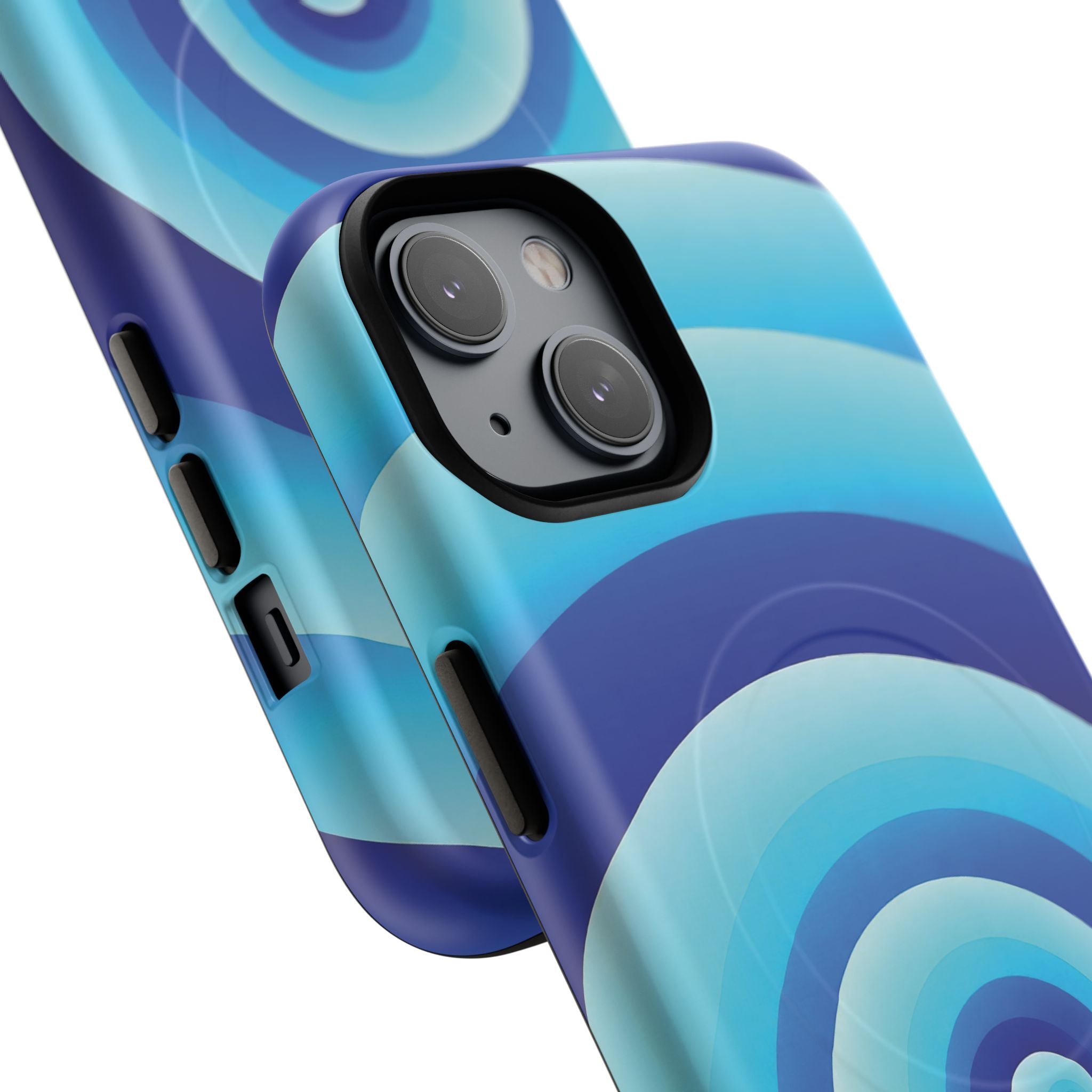 Blue Spiral Magnetic Phone Case