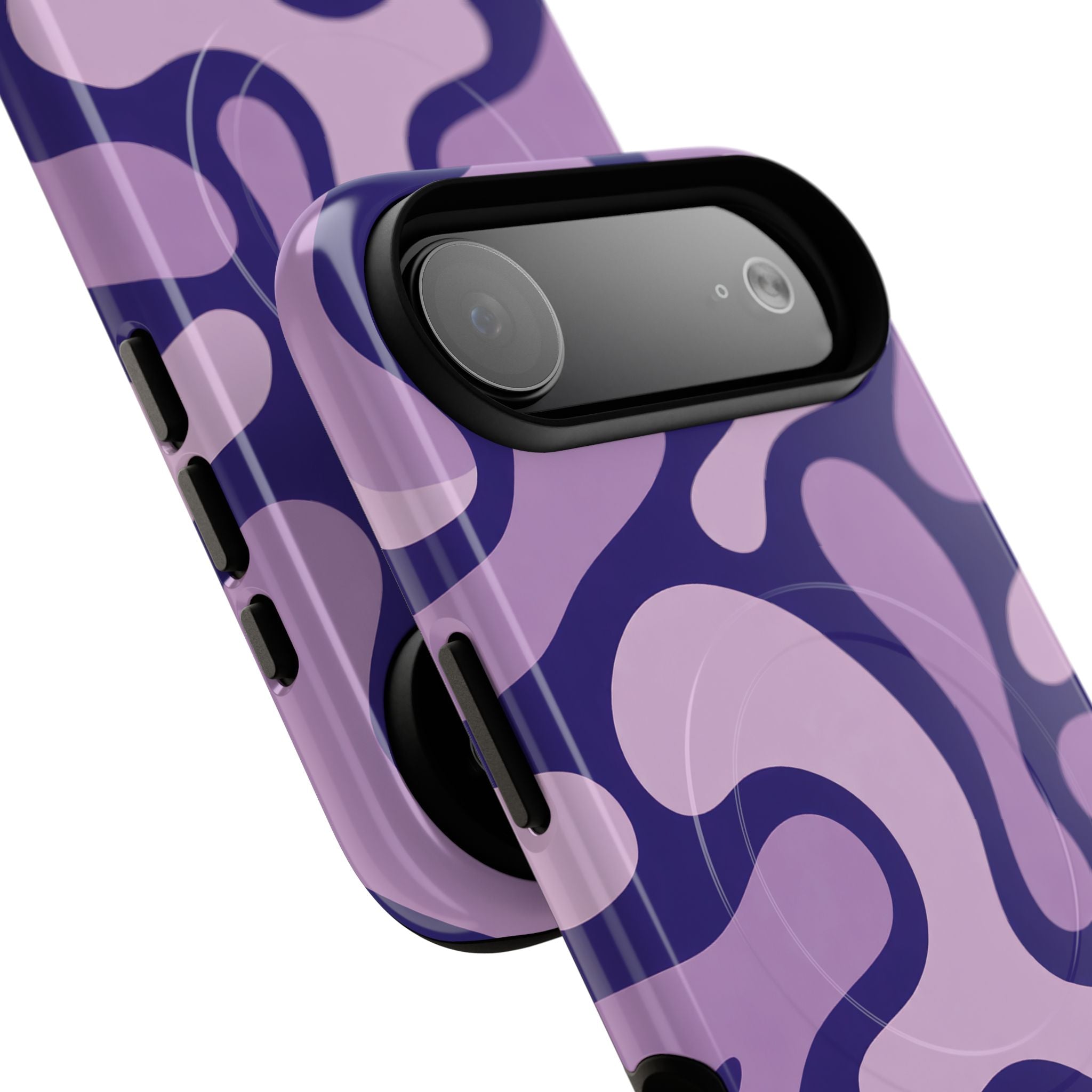 Purple Pattern Magnetic Case